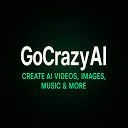 GoCrazyAI – AI Video Generator Logo
