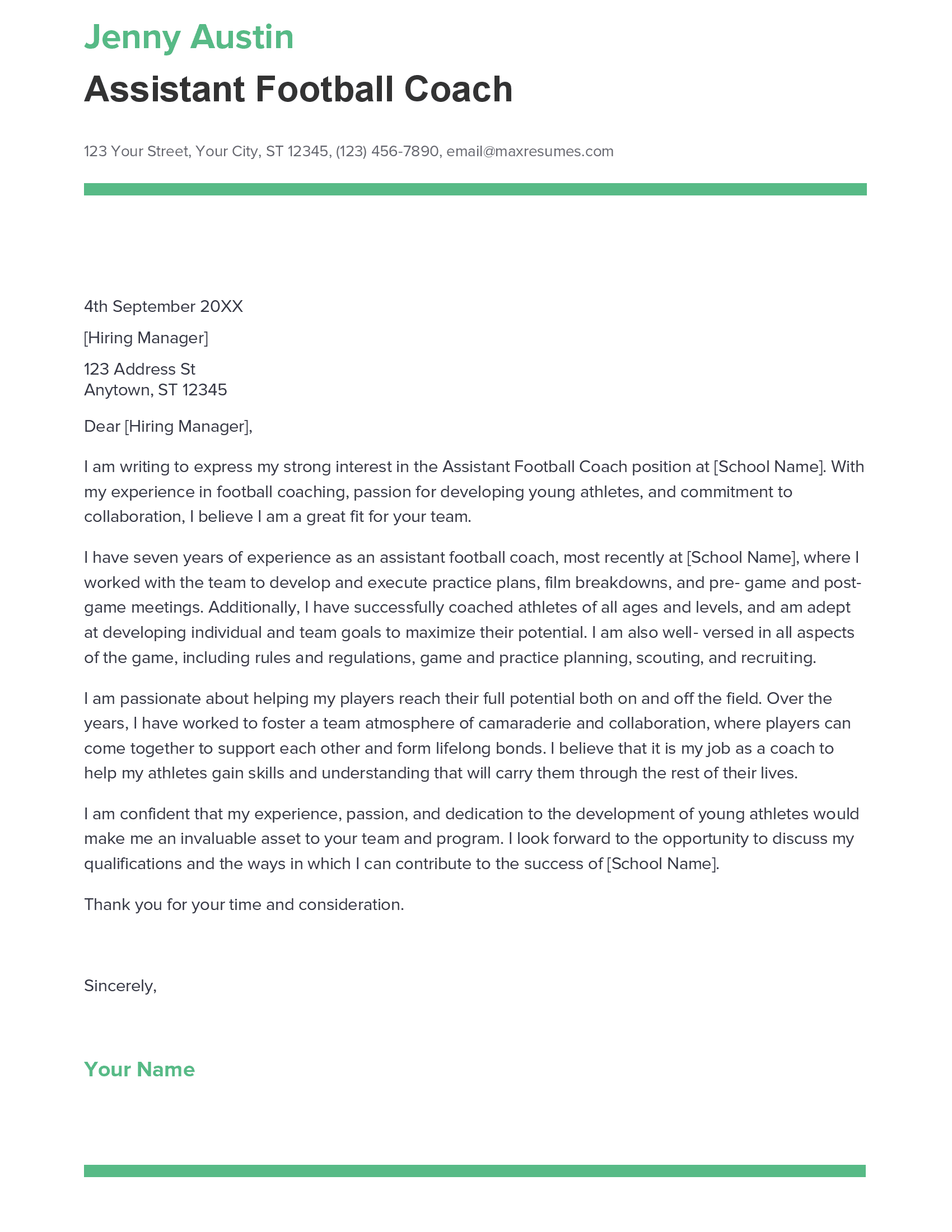 account assistant cover letter sample
