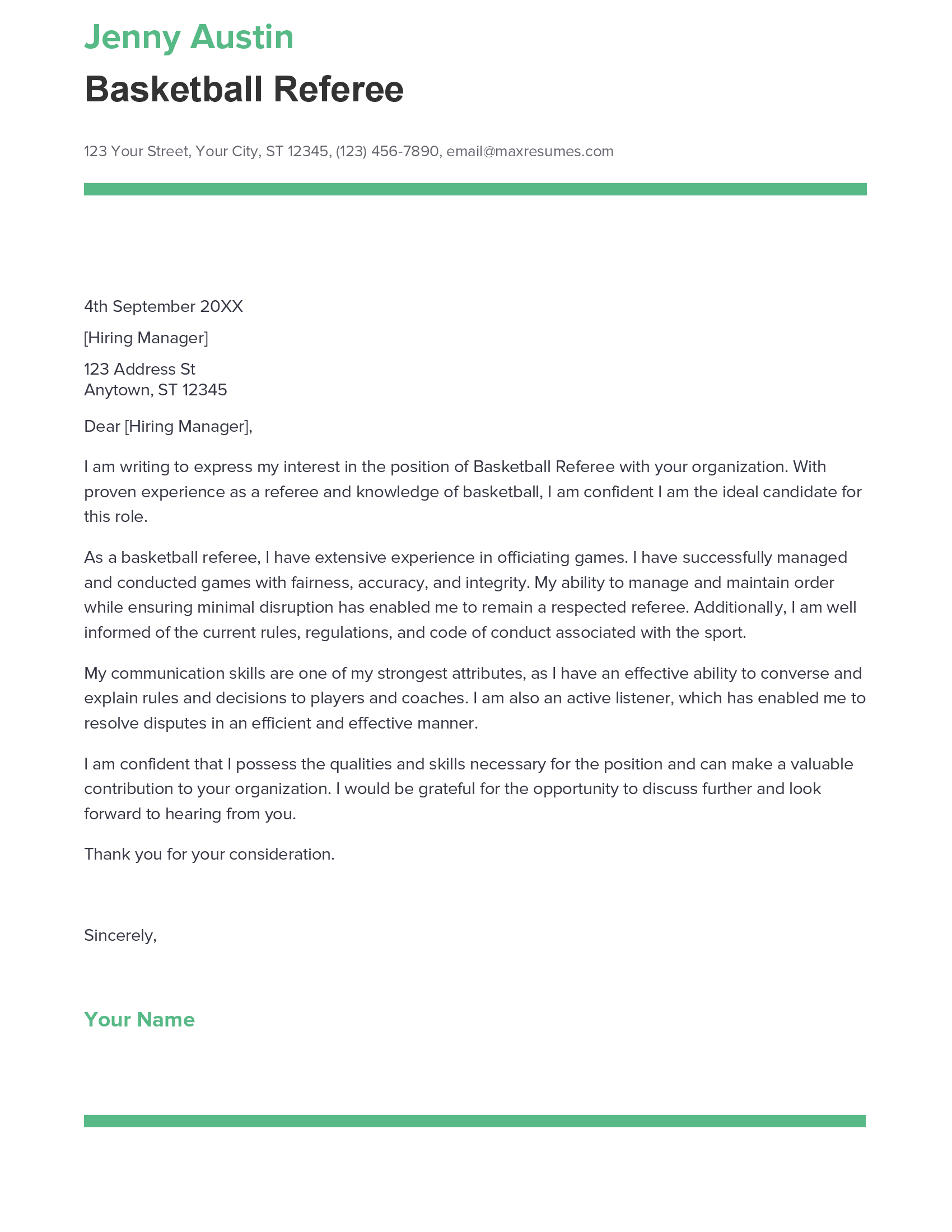 account assistant cover letter sample