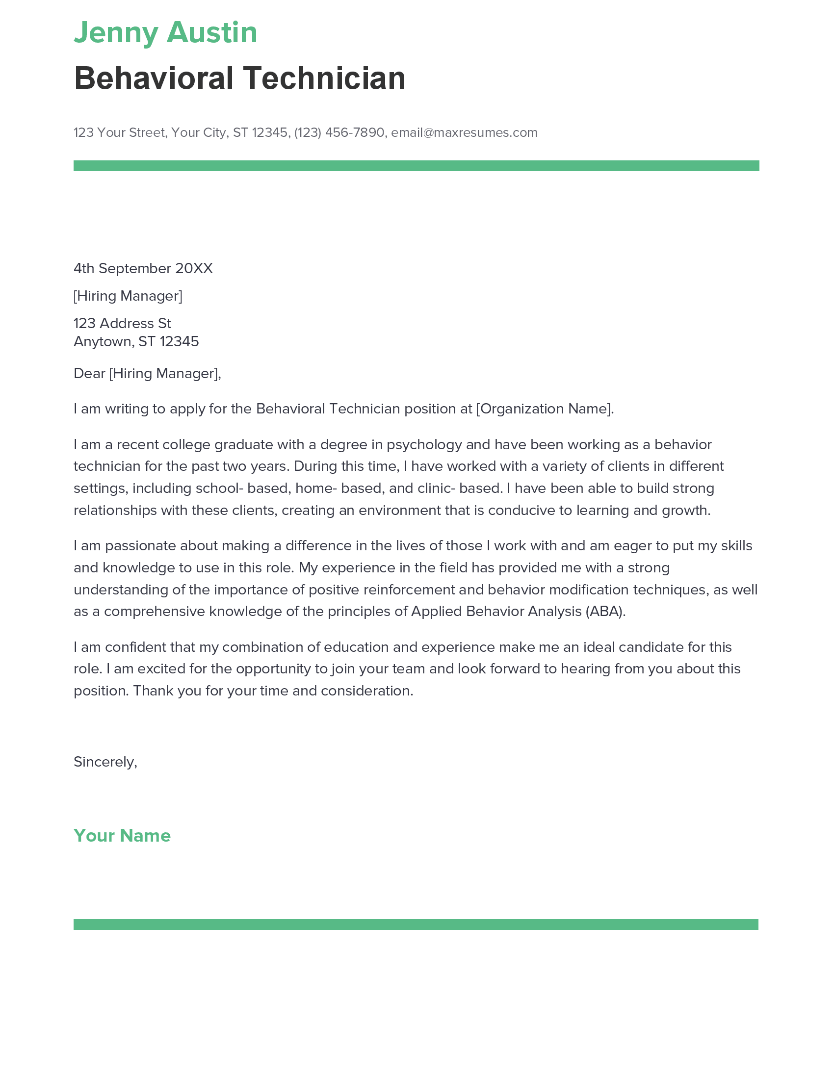 account assistant cover letter sample
