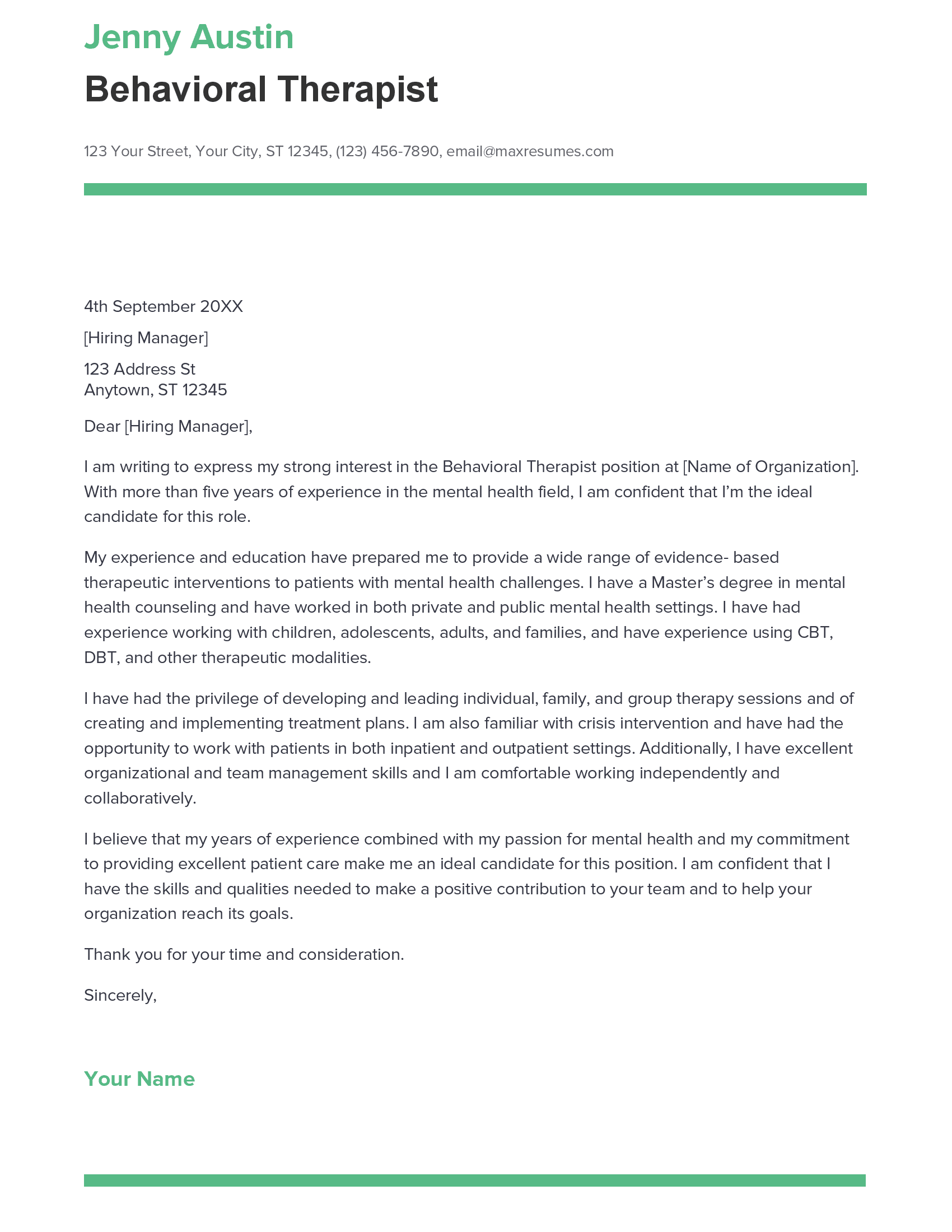 account assistant cover letter sample