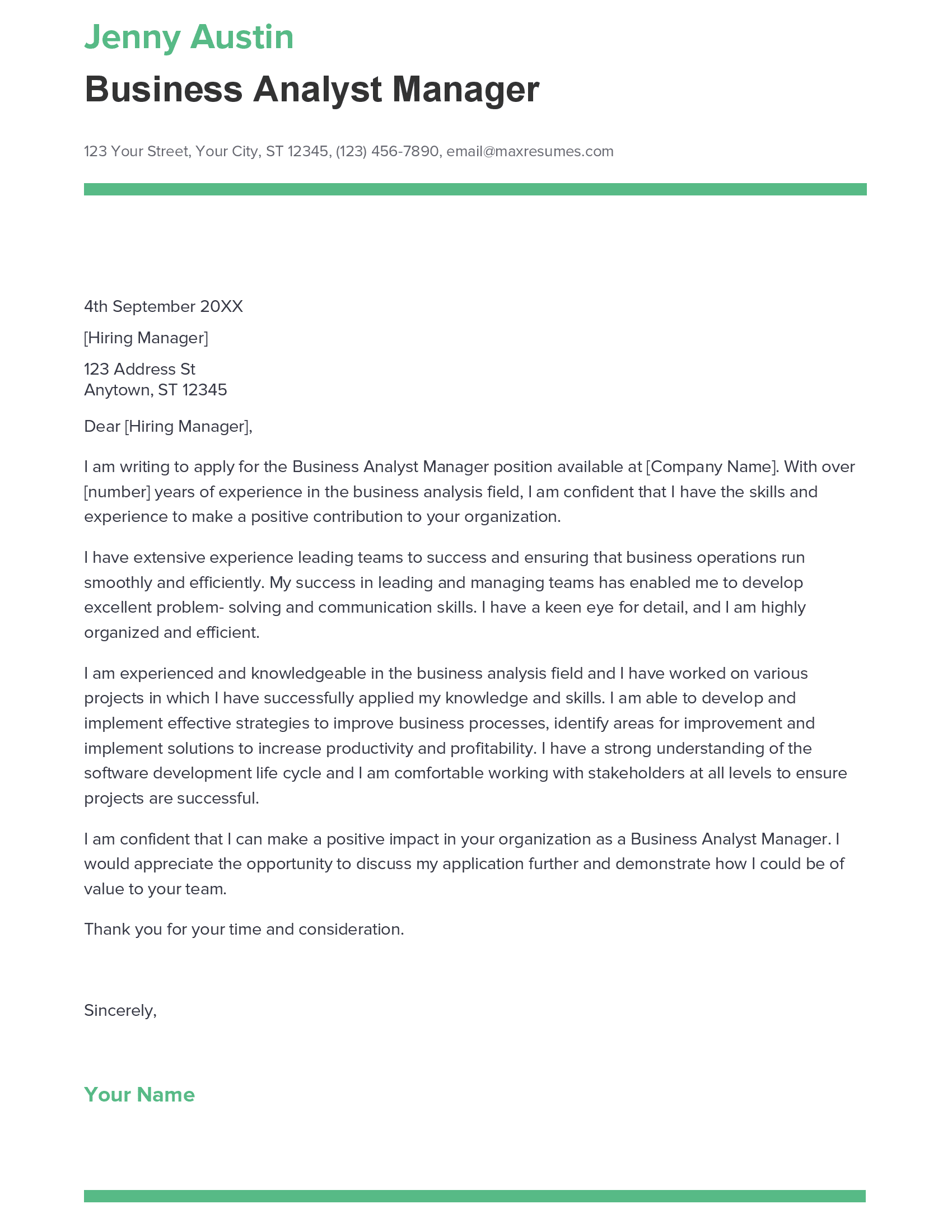 account assistant cover letter sample