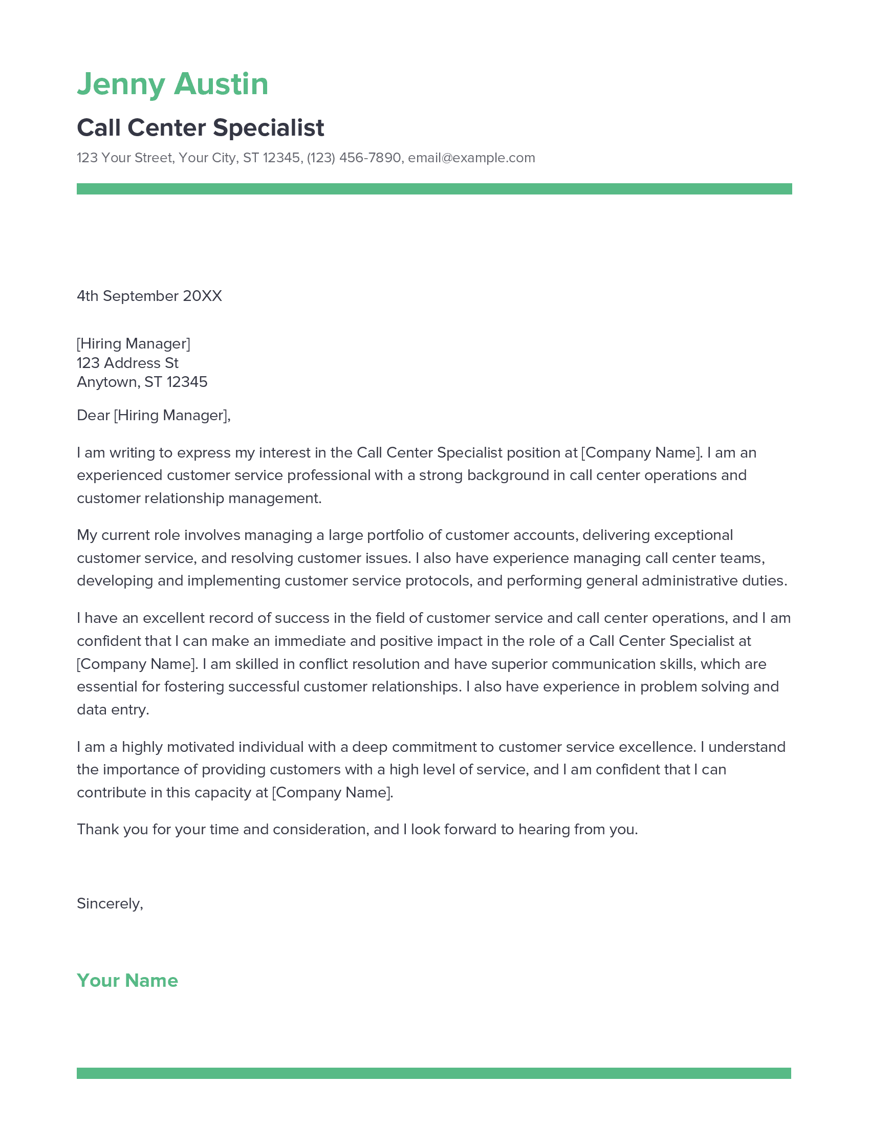 account assistant cover letter sample