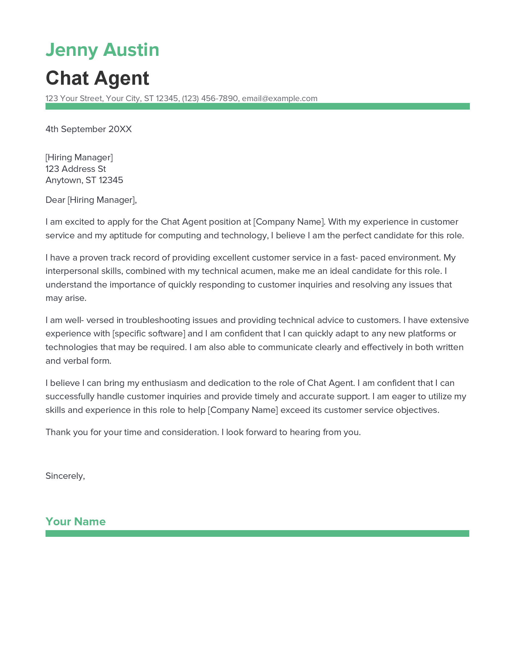 account assistant cover letter sample