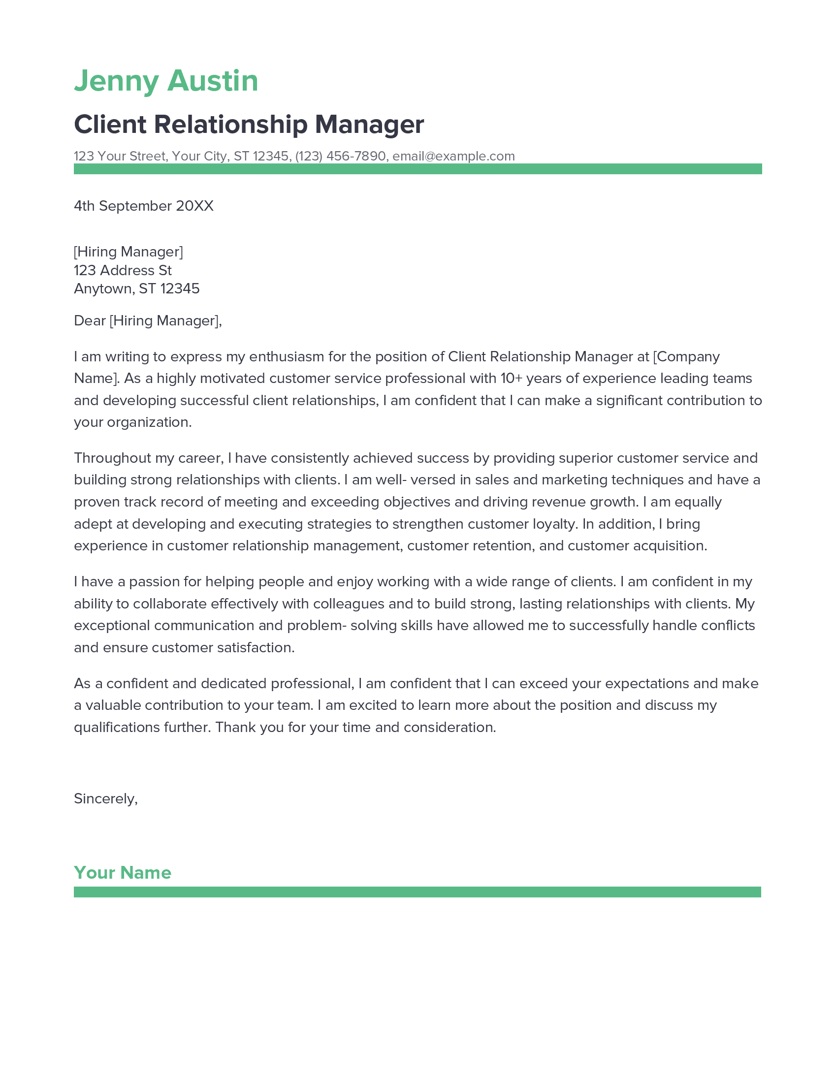 account assistant cover letter sample