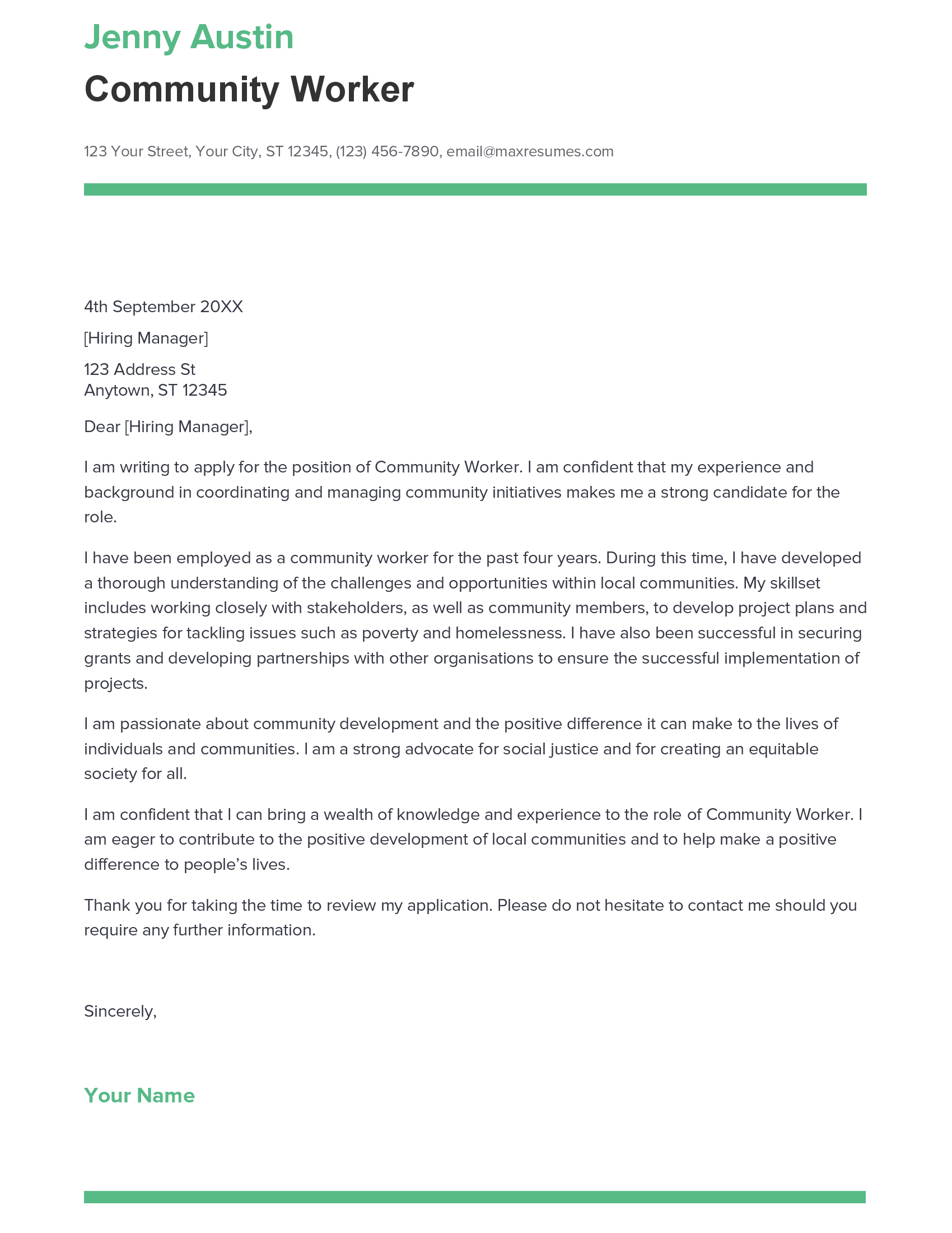 account assistant cover letter sample