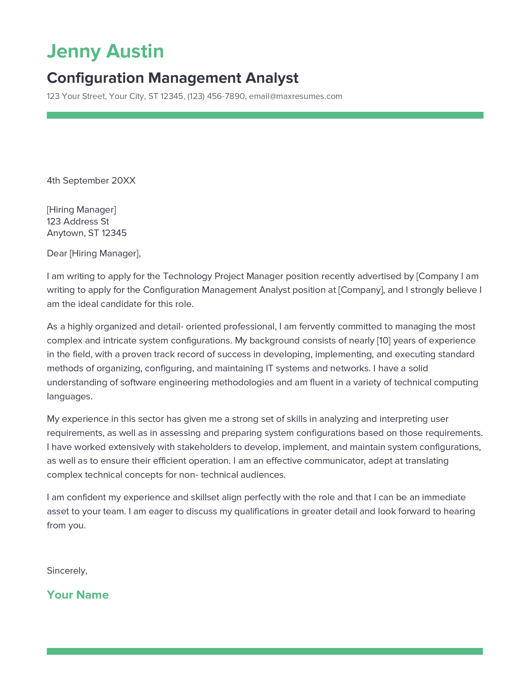 account assistant cover letter sample