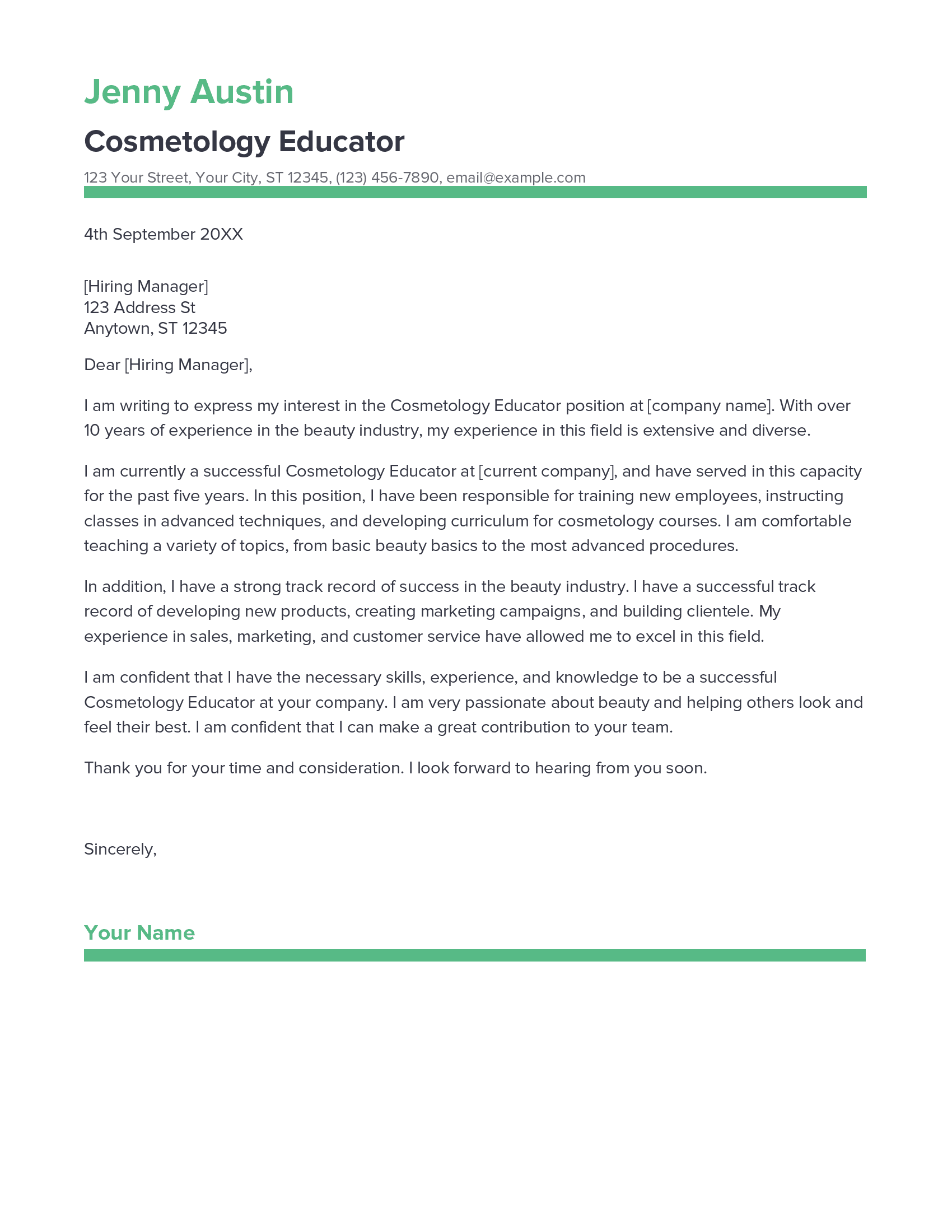account assistant cover letter sample