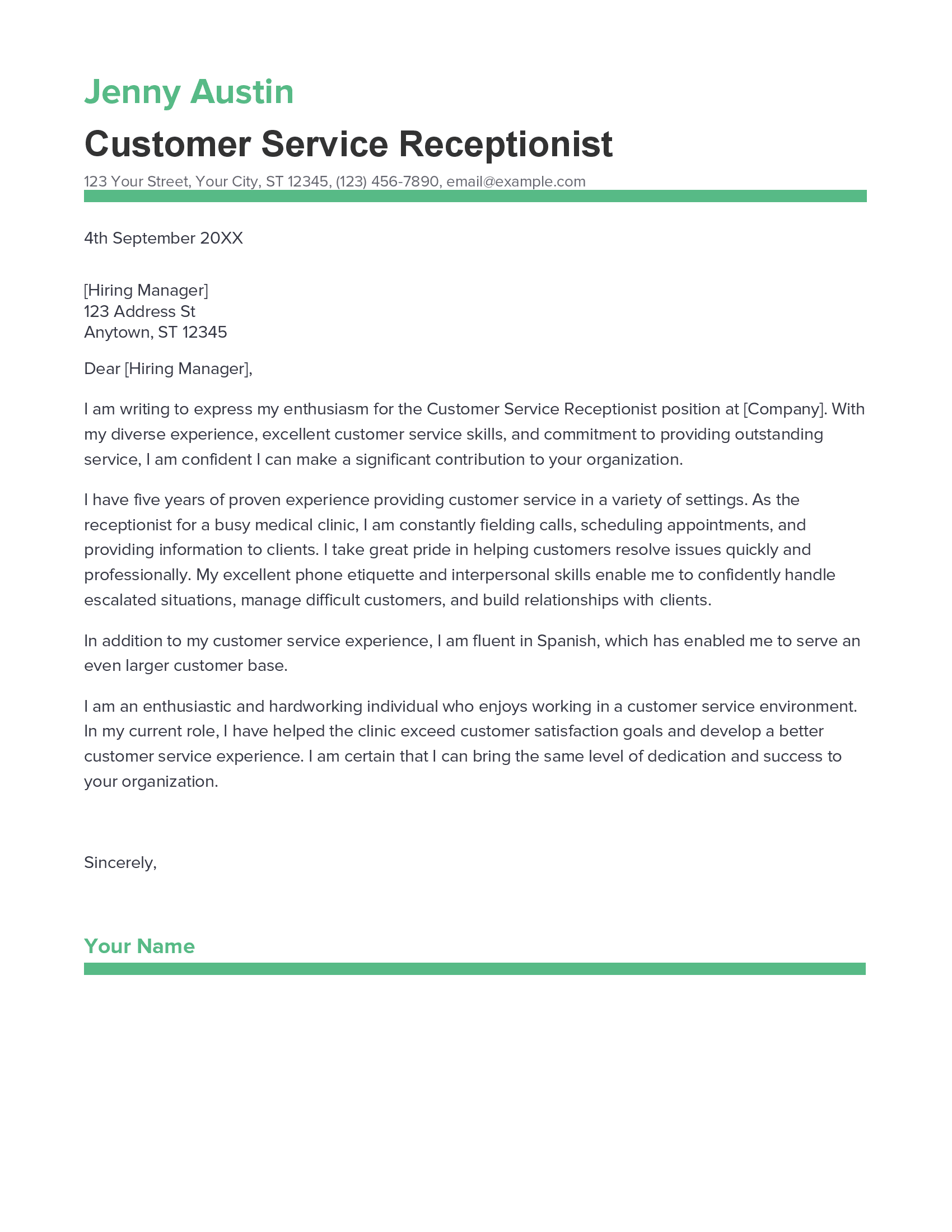 account assistant cover letter sample
