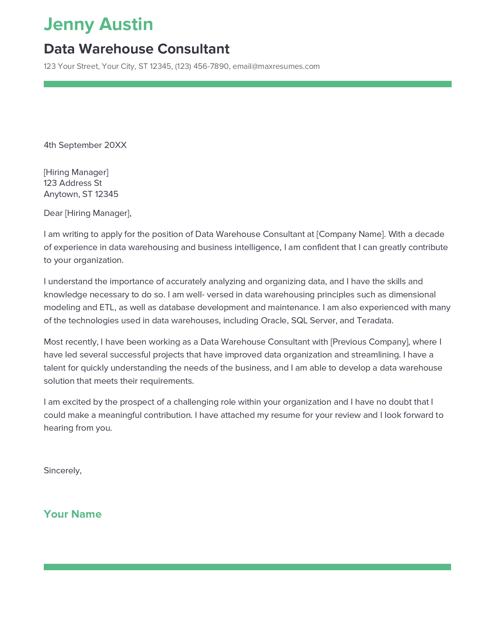 account assistant cover letter sample