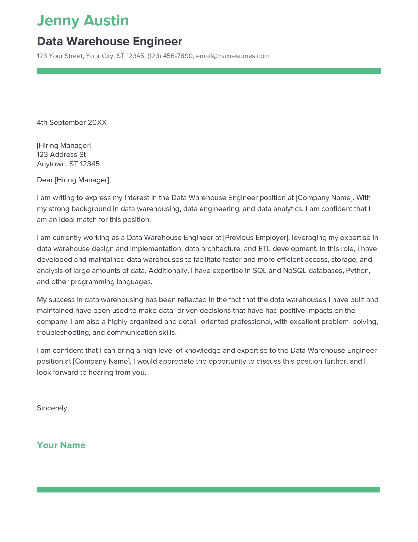 account assistant cover letter sample