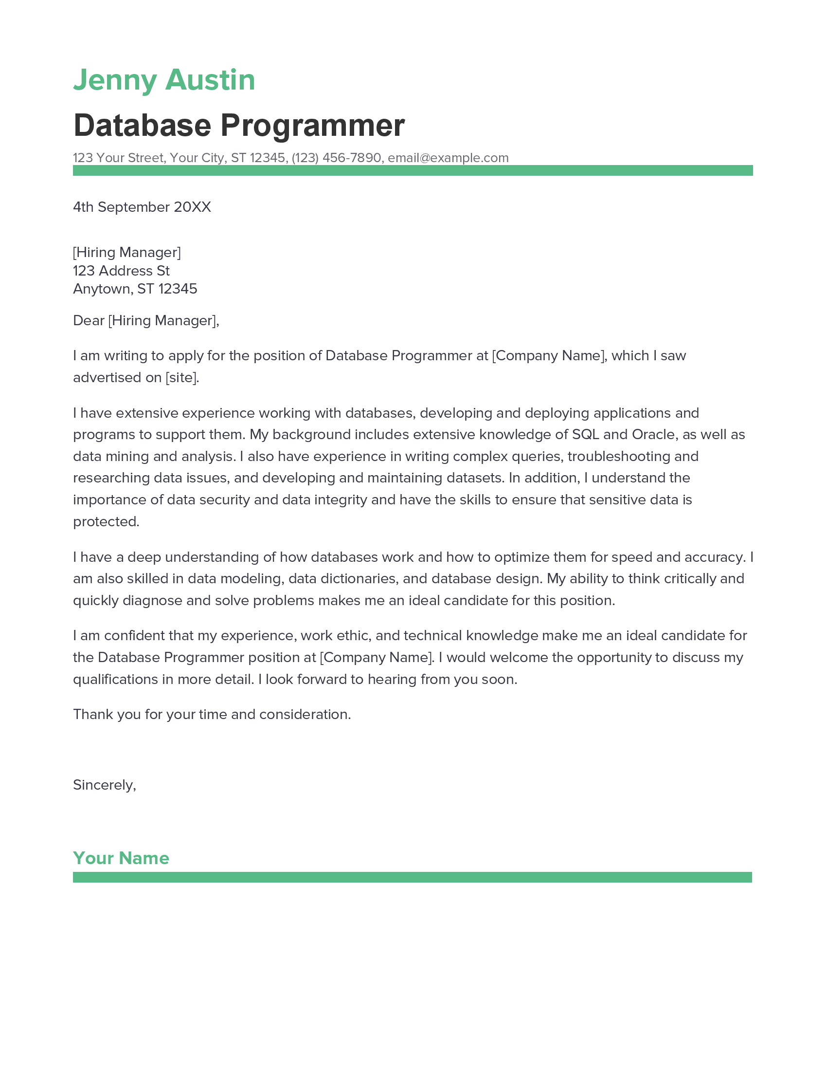 account assistant cover letter sample
