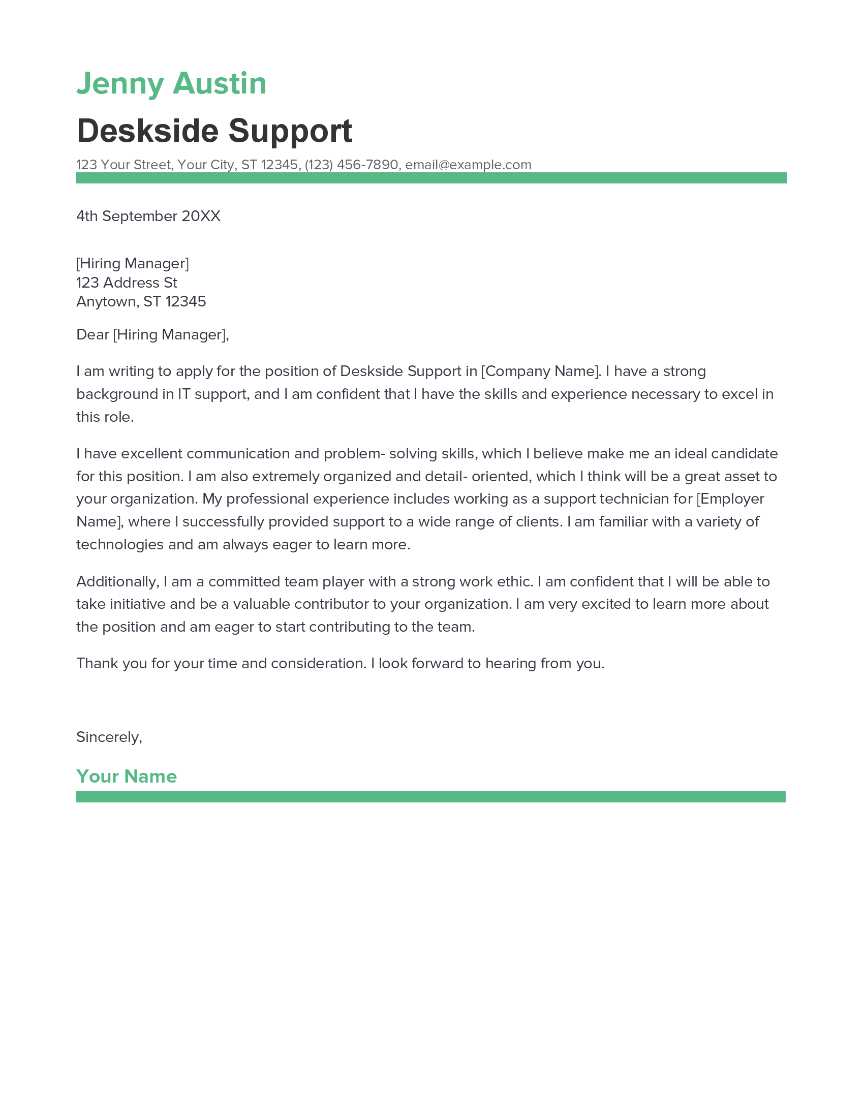 account assistant cover letter sample