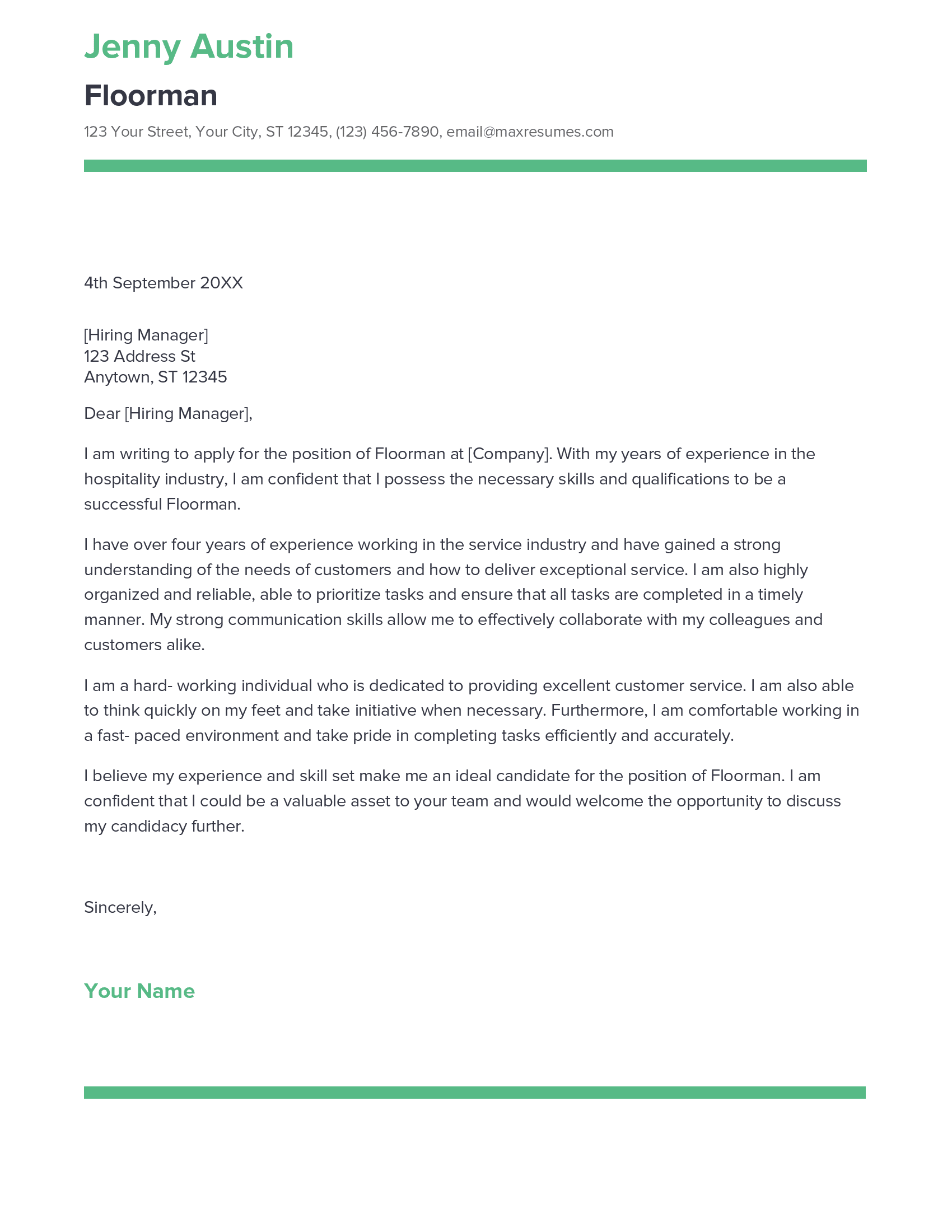 account assistant cover letter sample