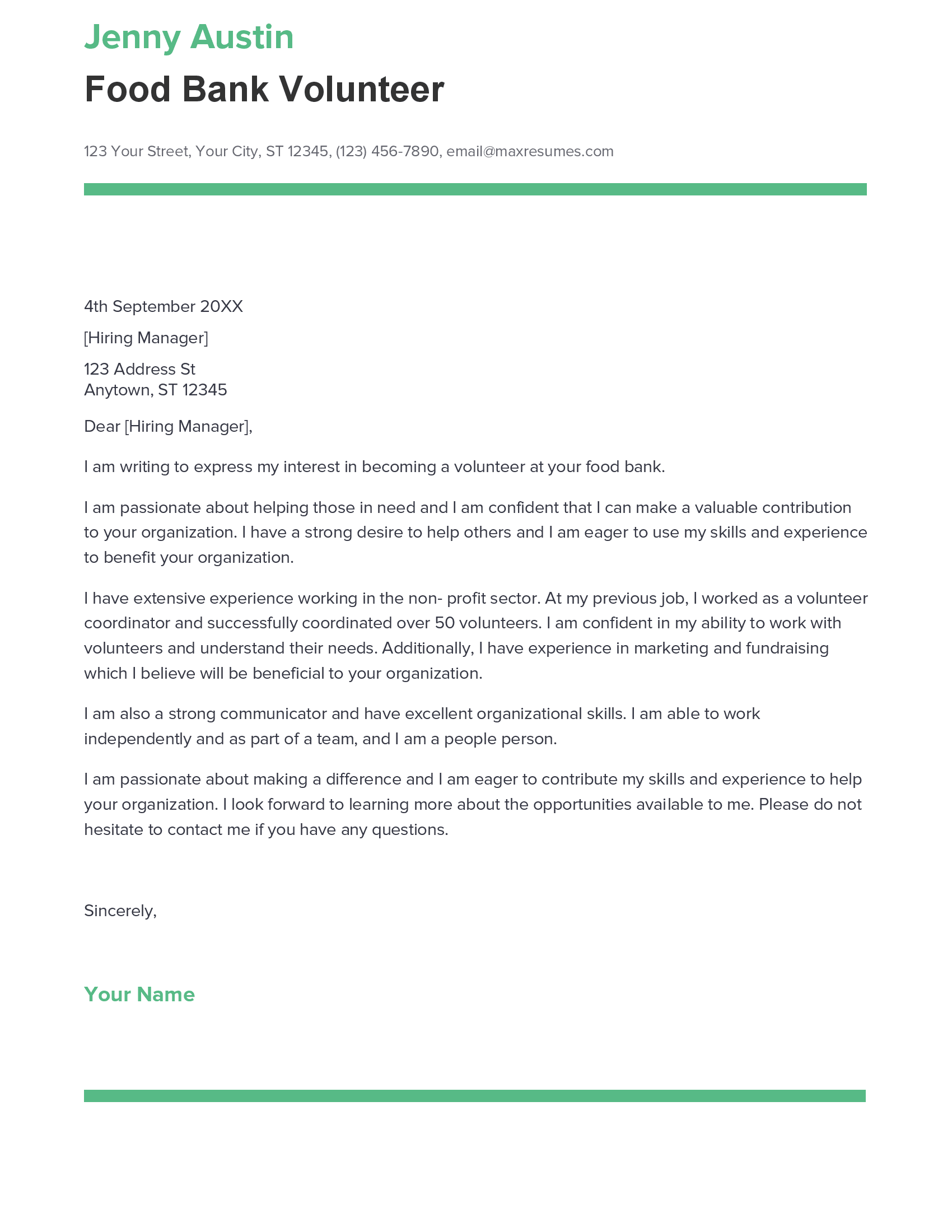 account assistant cover letter sample