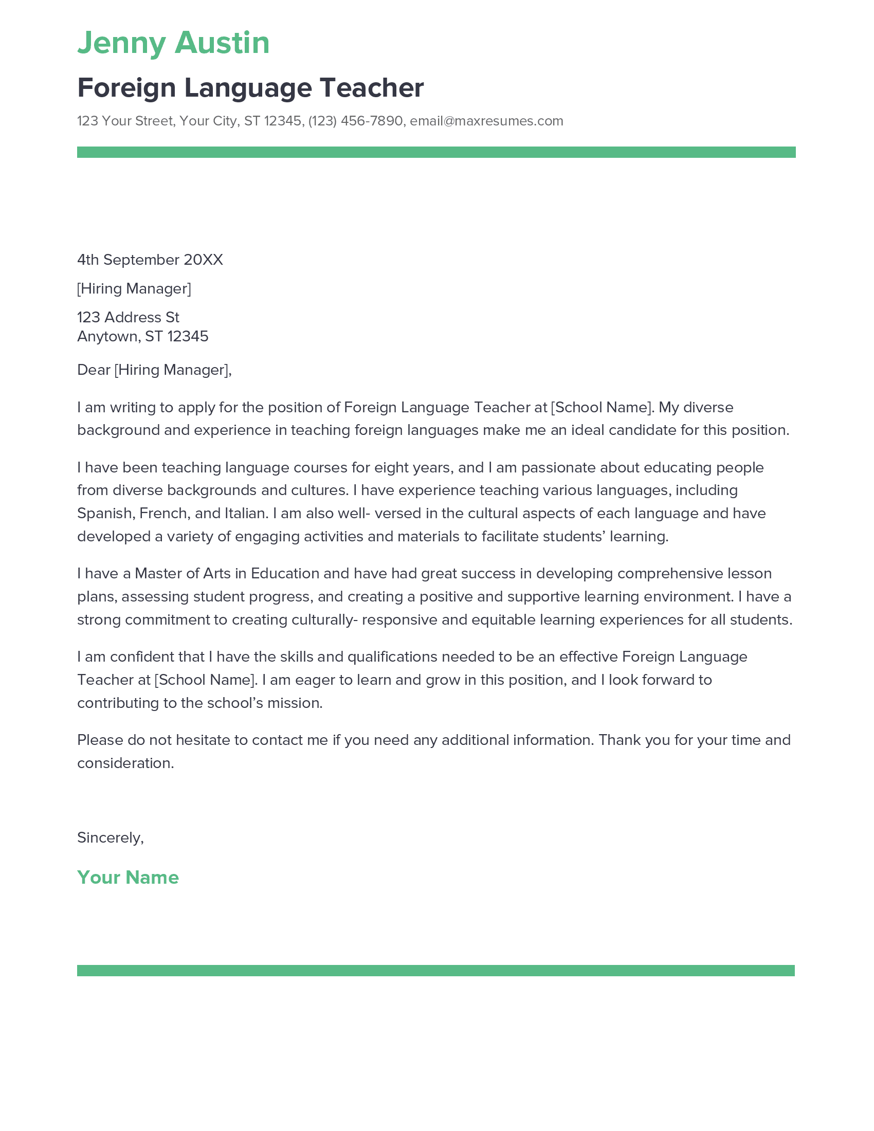 account assistant cover letter sample
