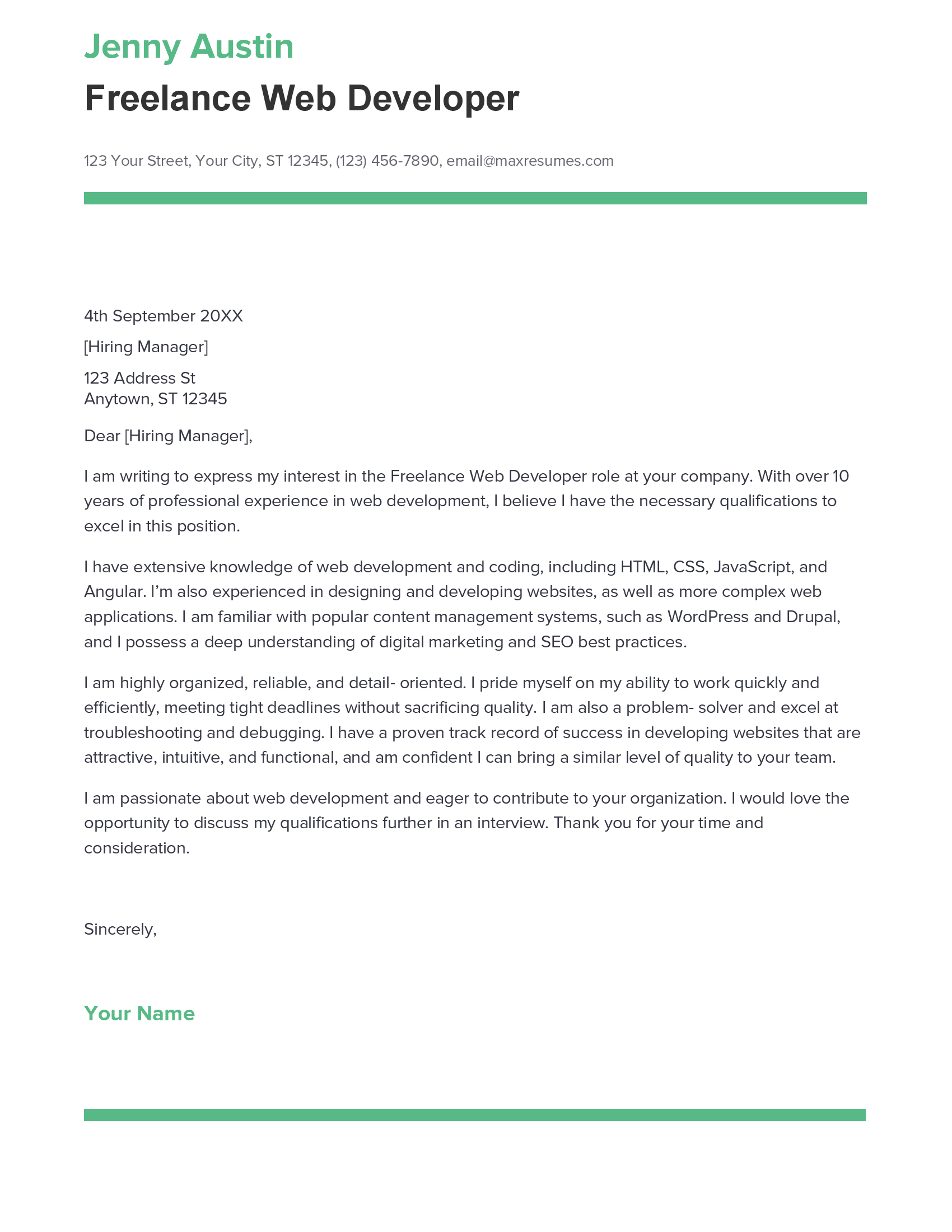 account assistant cover letter sample