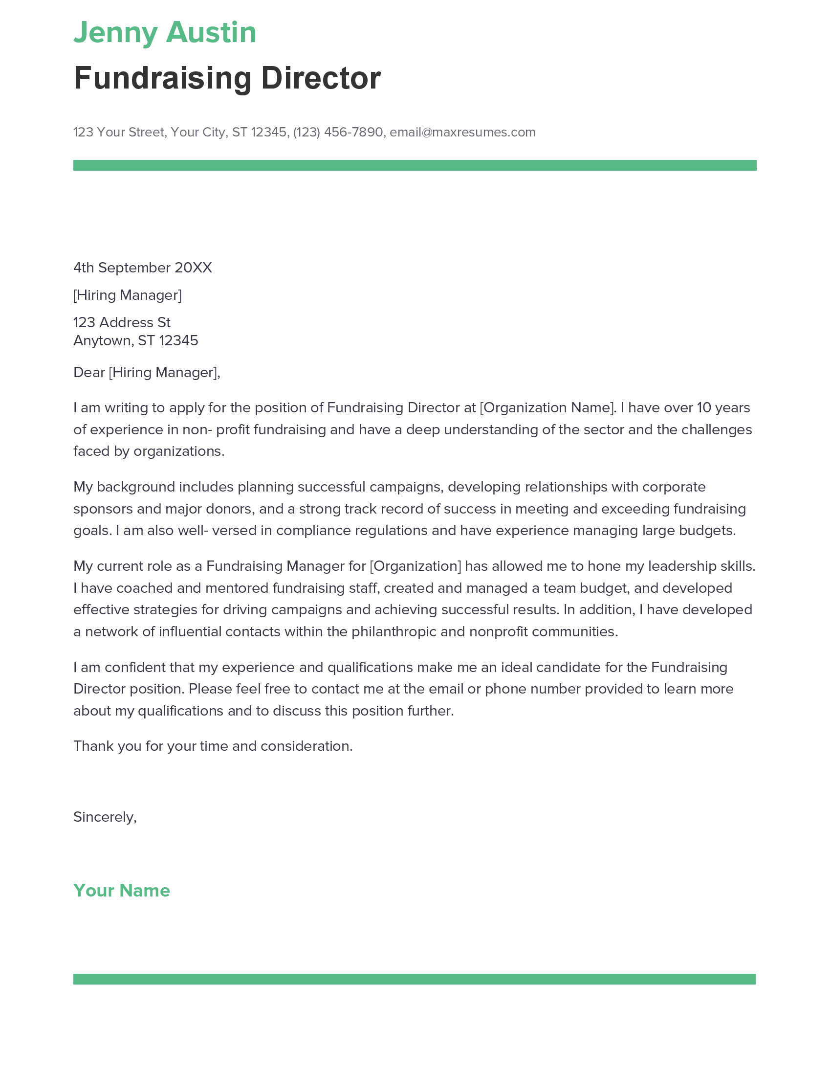 account assistant cover letter sample