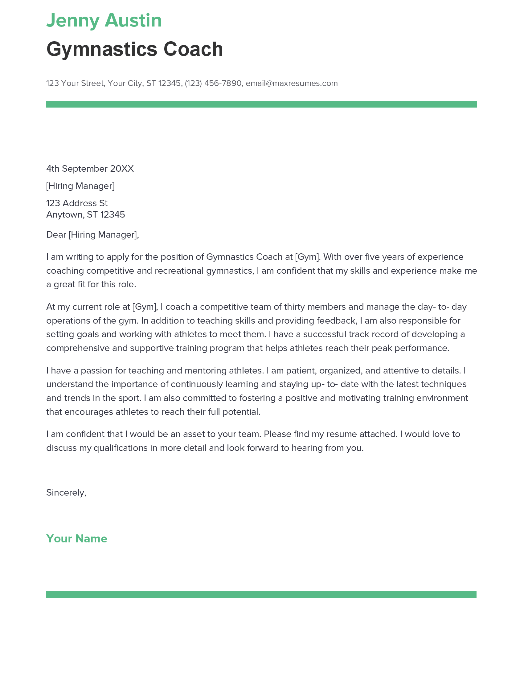 account assistant cover letter sample