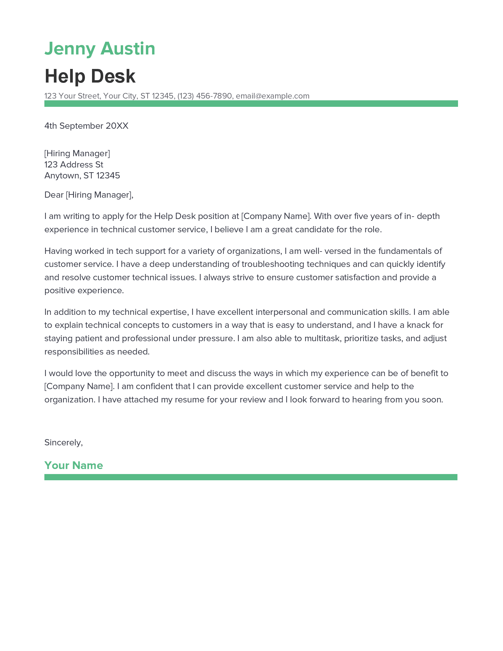 account assistant cover letter sample
