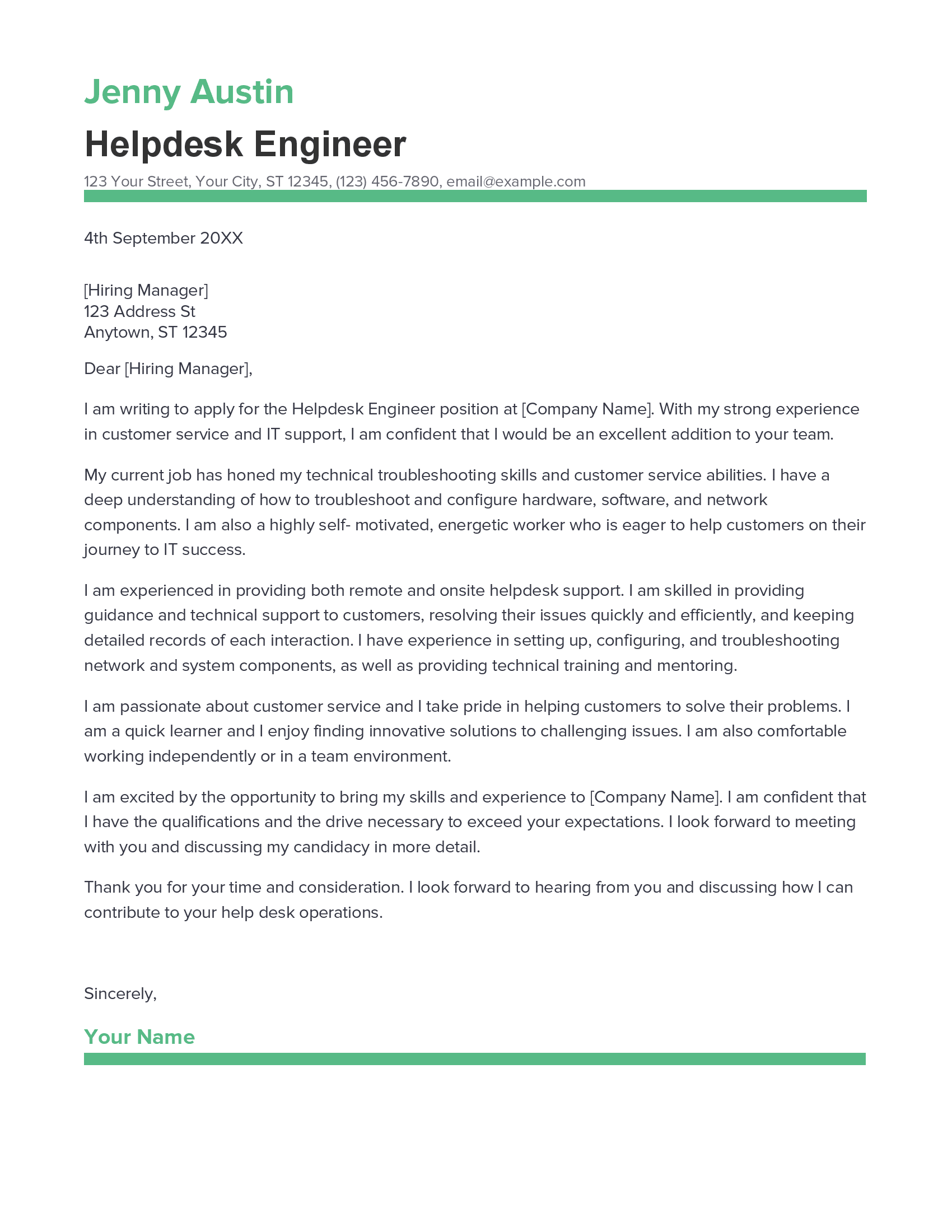 account assistant cover letter sample