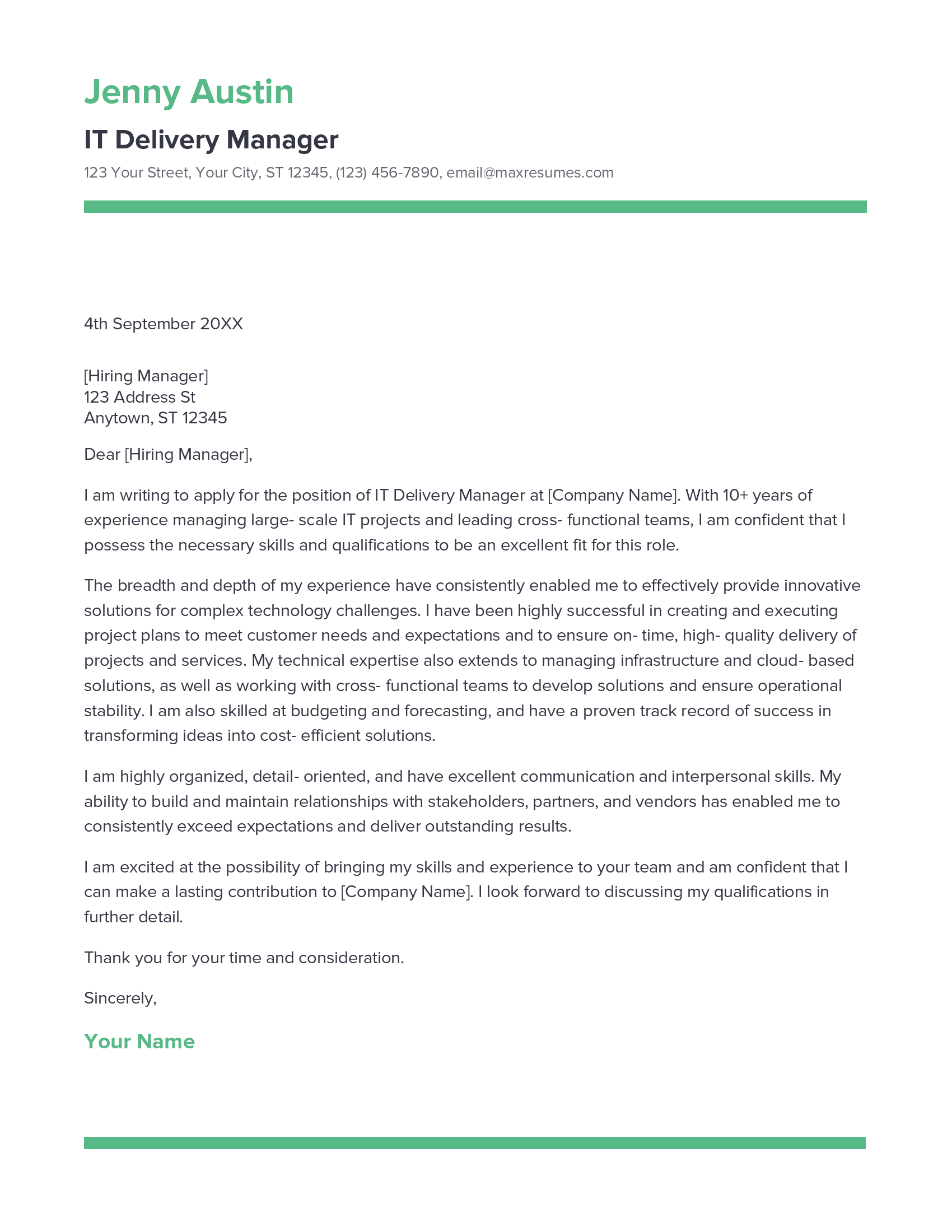 account assistant cover letter sample