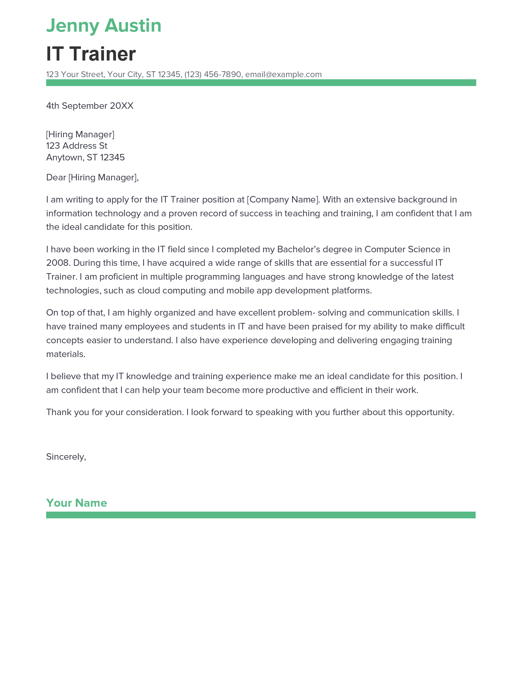 account assistant cover letter sample