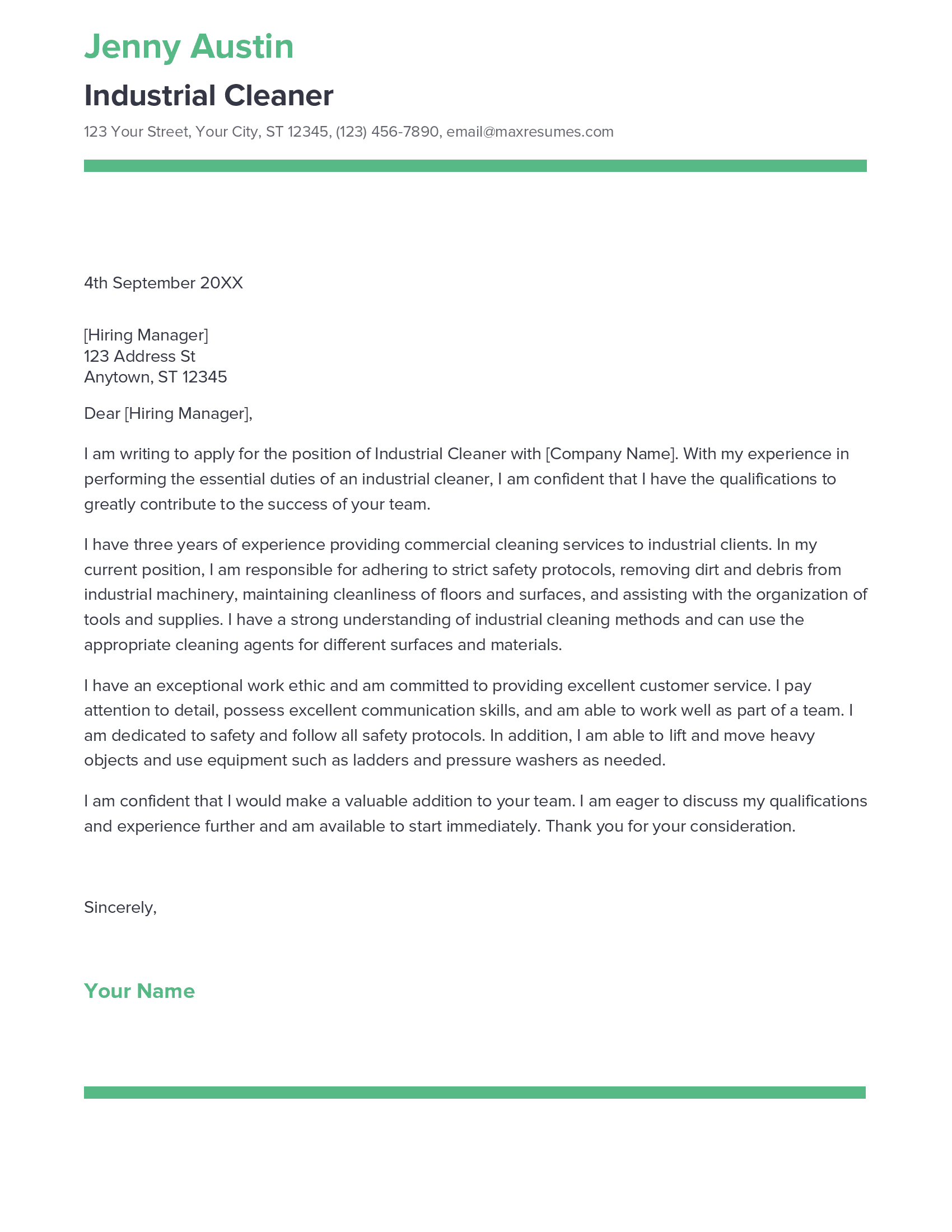 account assistant cover letter sample