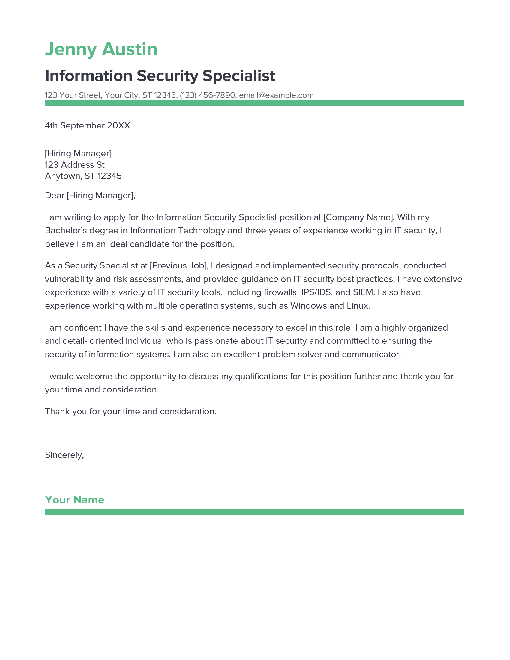 account assistant cover letter sample