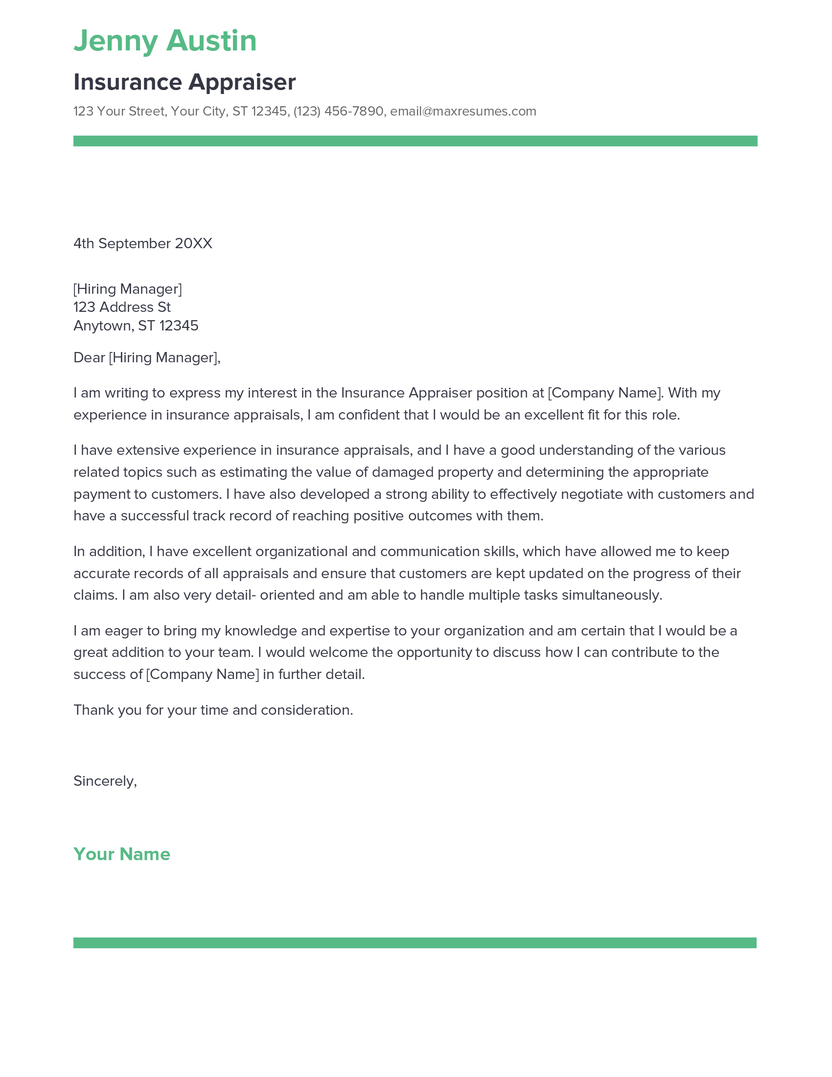 account assistant cover letter sample