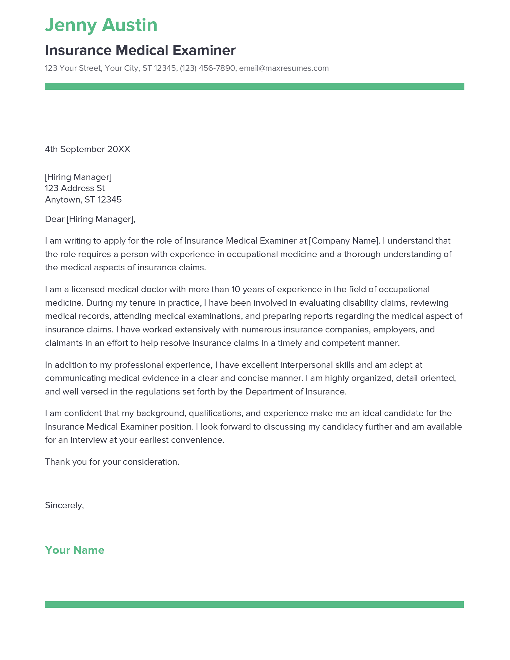 account assistant cover letter sample