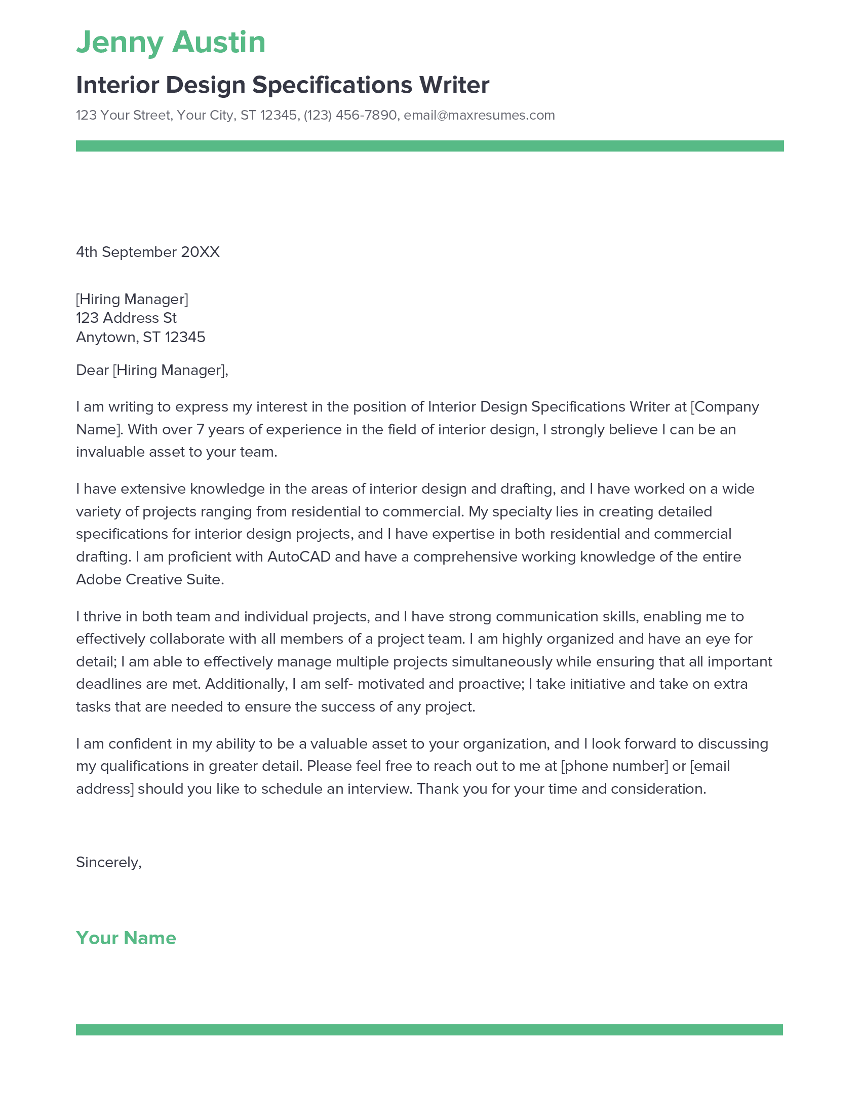 account assistant cover letter sample