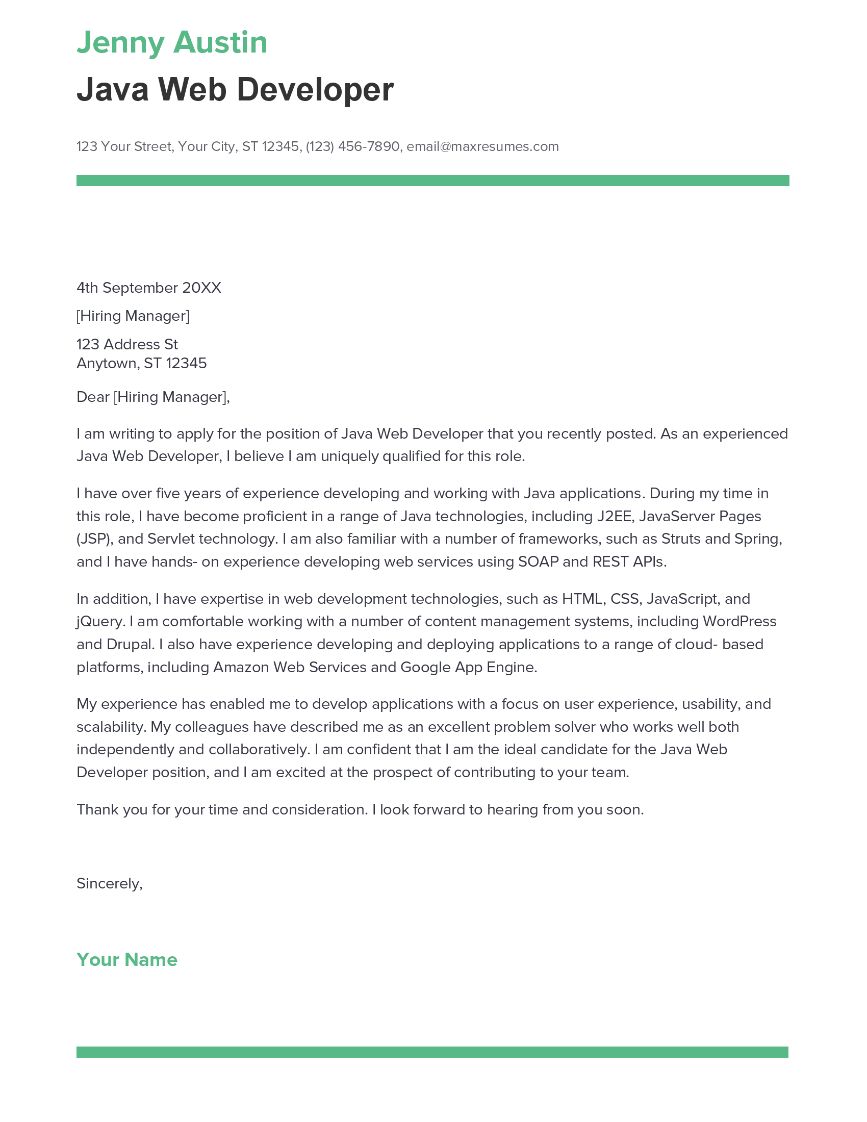 account assistant cover letter sample