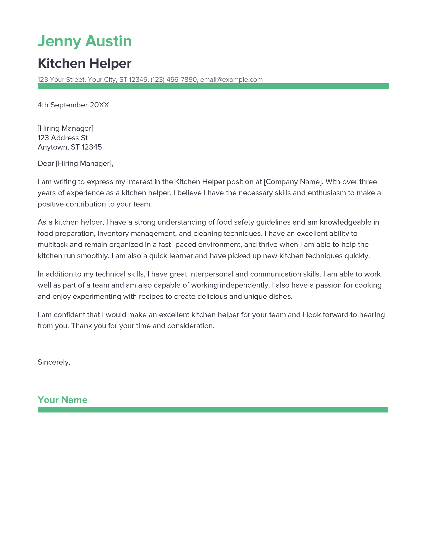 account assistant cover letter sample