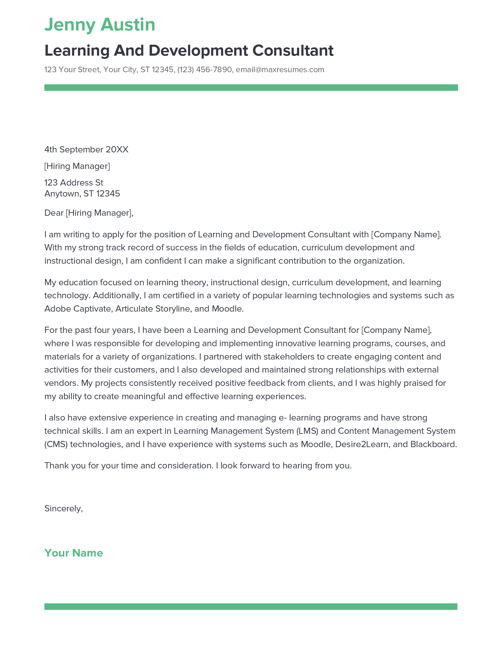 account assistant cover letter sample