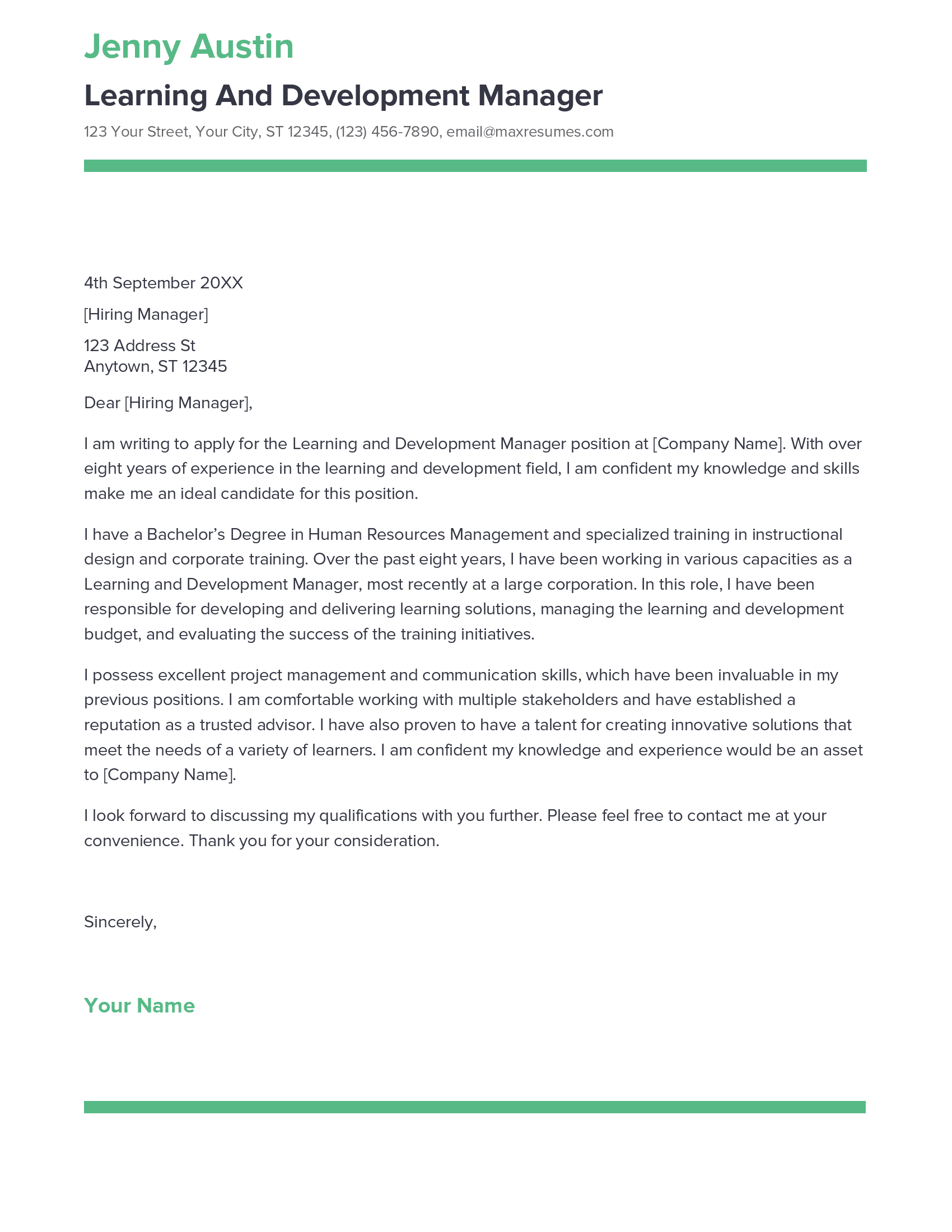 account assistant cover letter sample