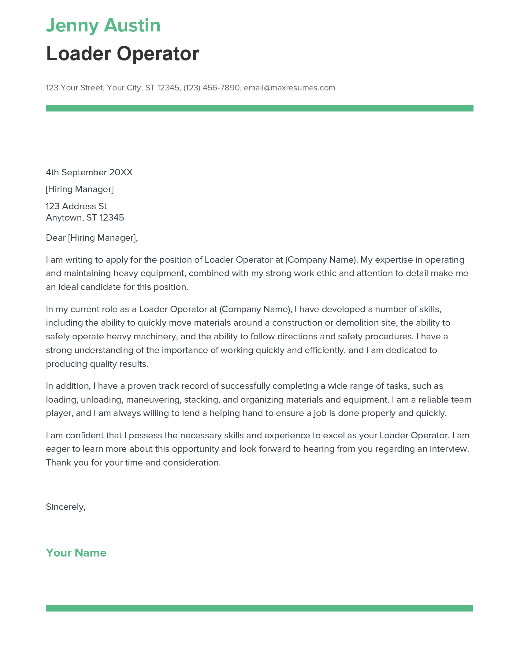 account assistant cover letter sample