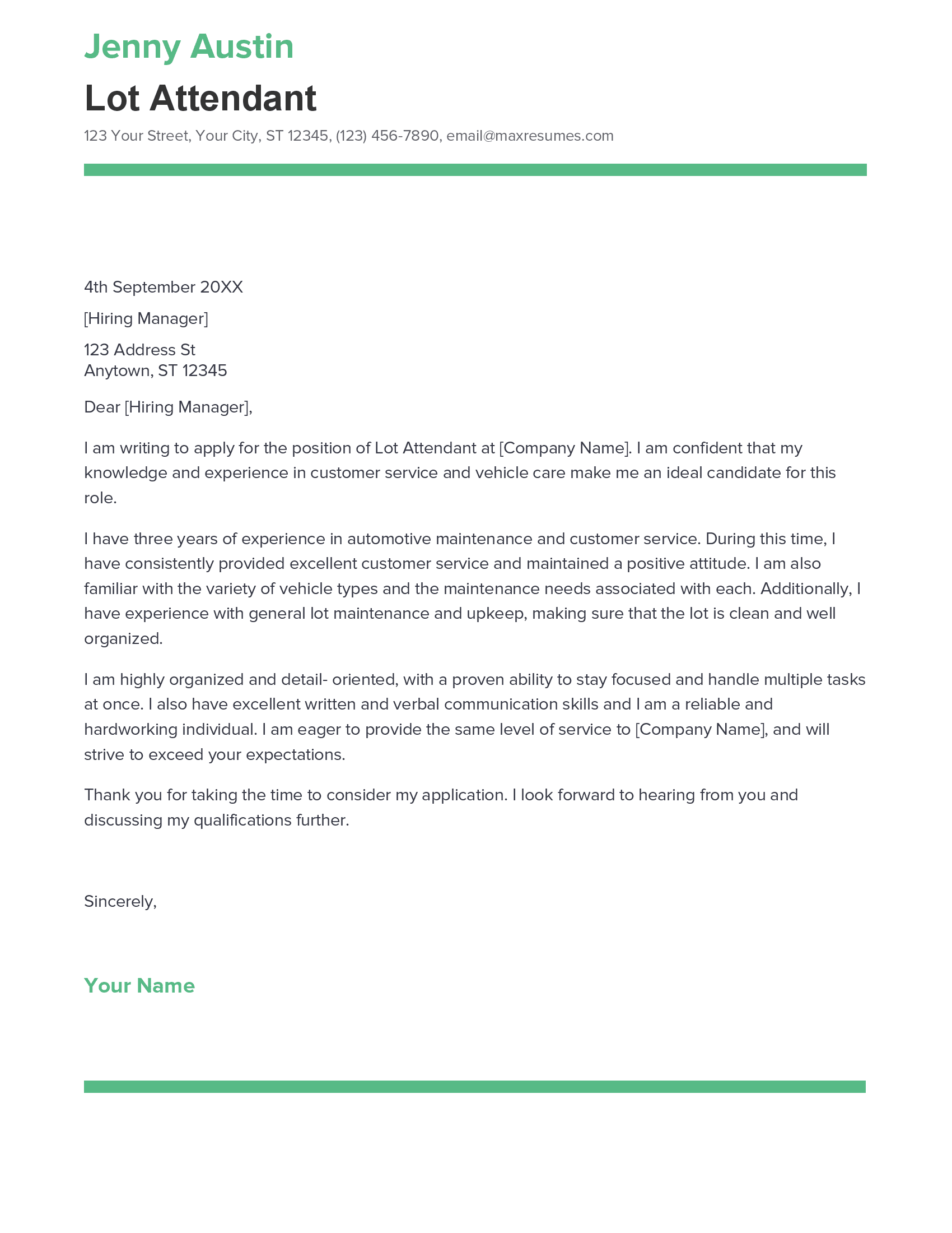 account assistant cover letter sample