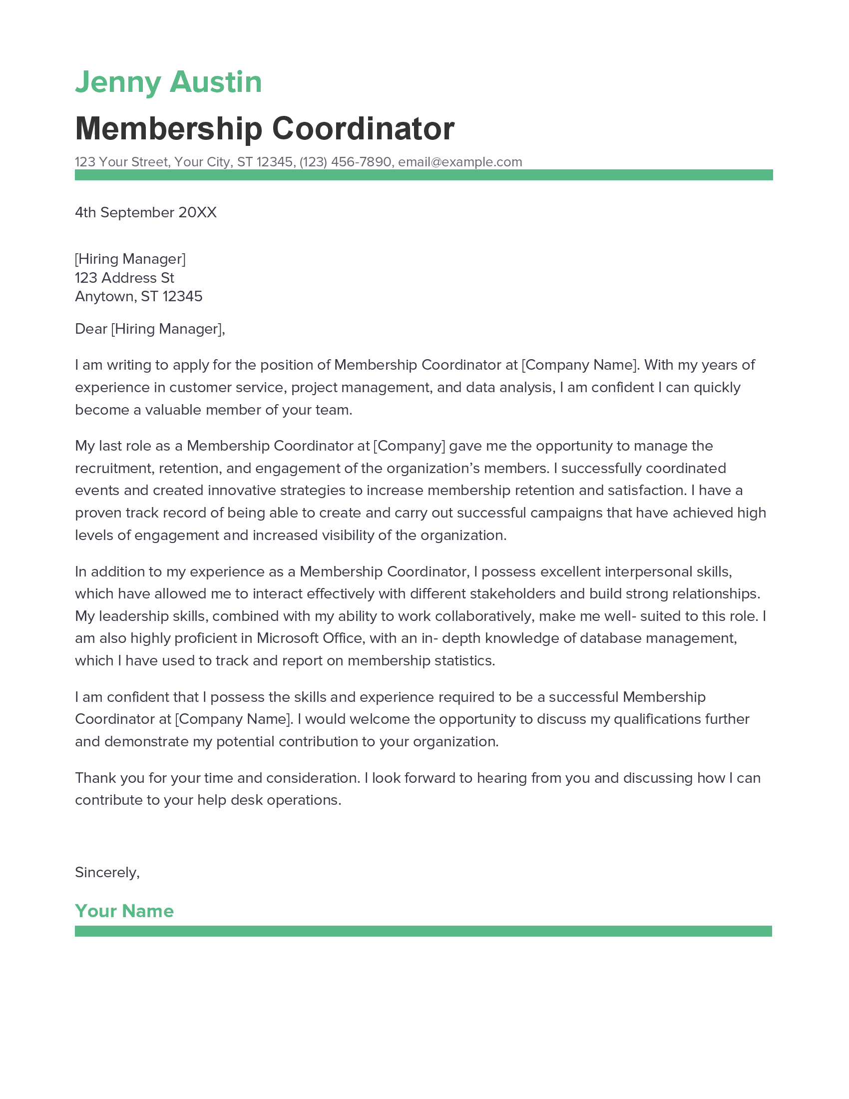 account assistant cover letter sample