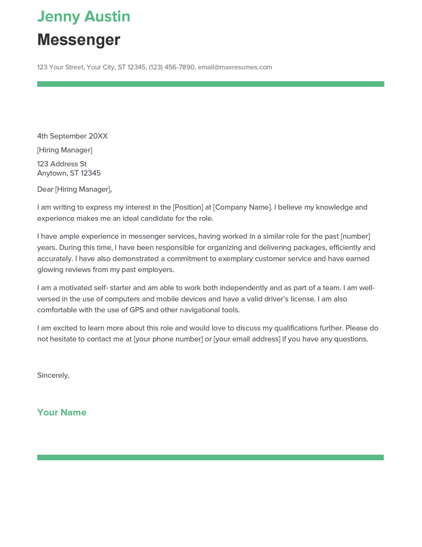 account assistant cover letter sample