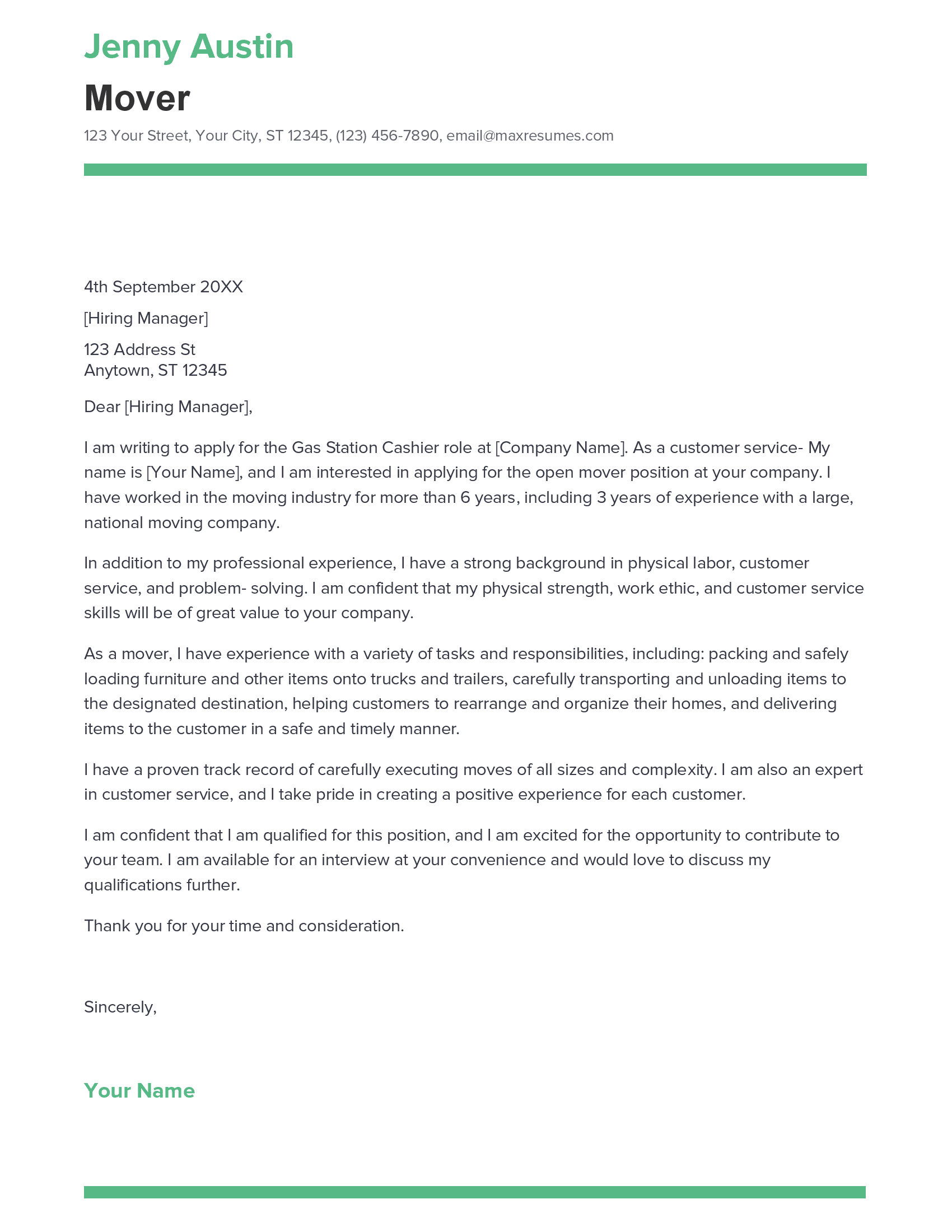 account assistant cover letter sample
