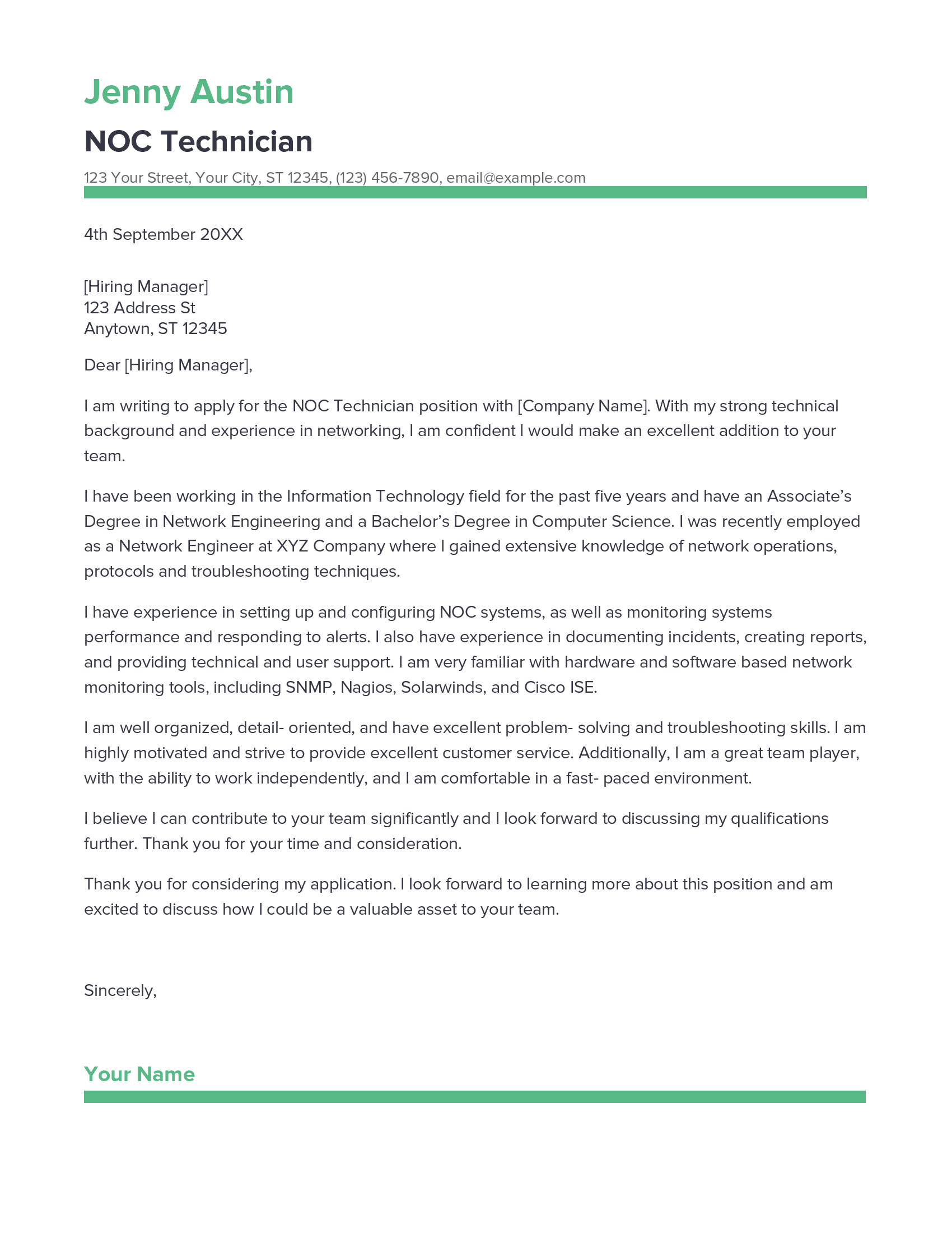 account assistant cover letter sample