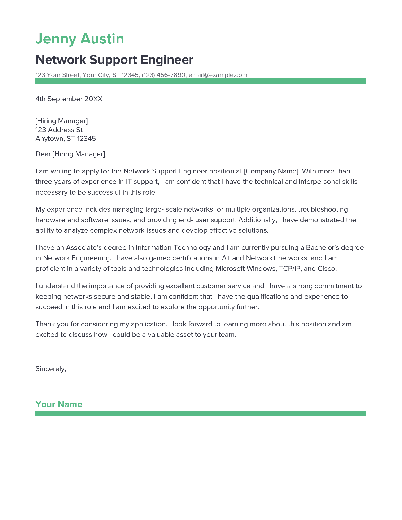 account assistant cover letter sample