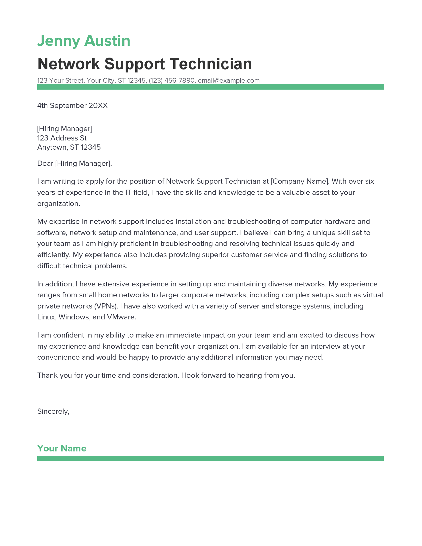 account assistant cover letter sample