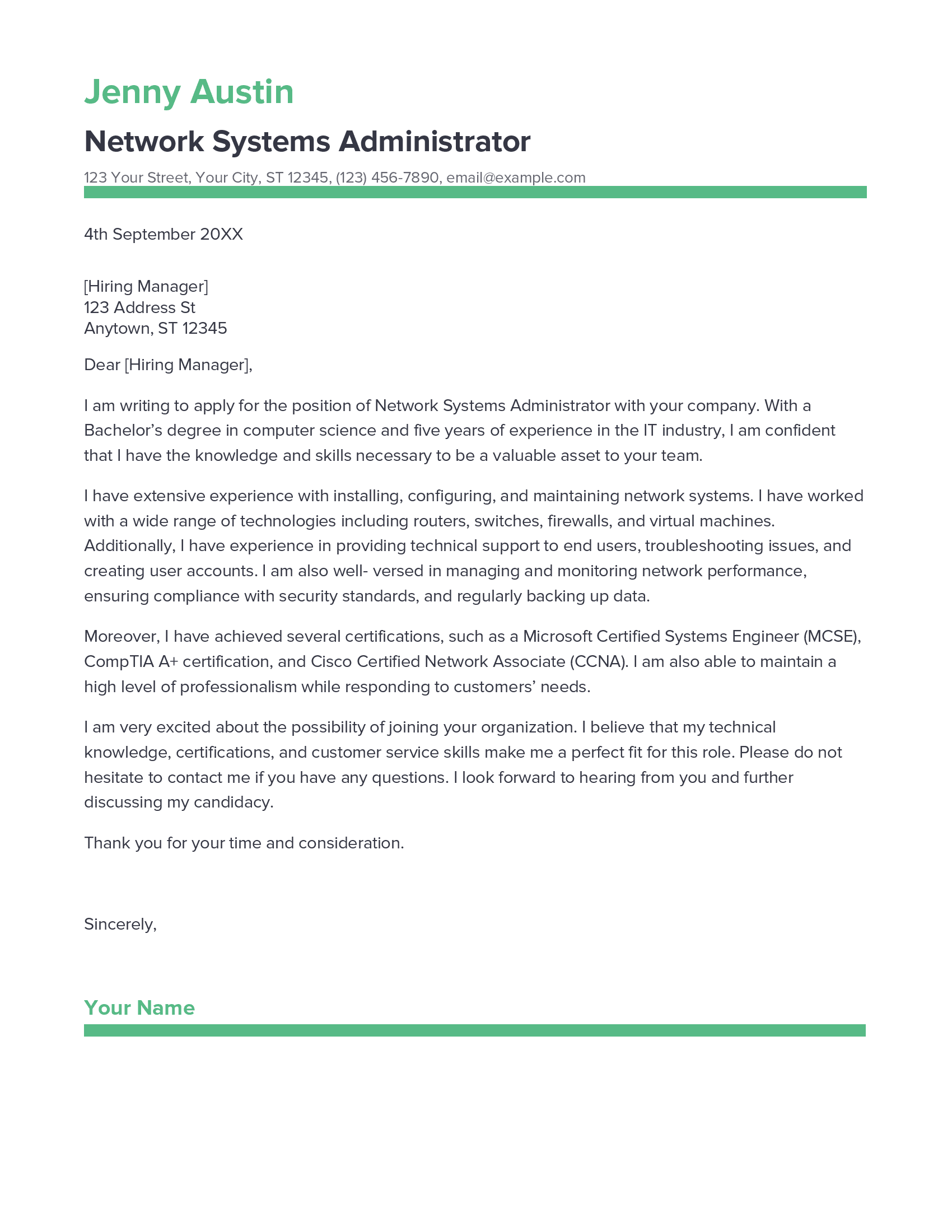 account assistant cover letter sample