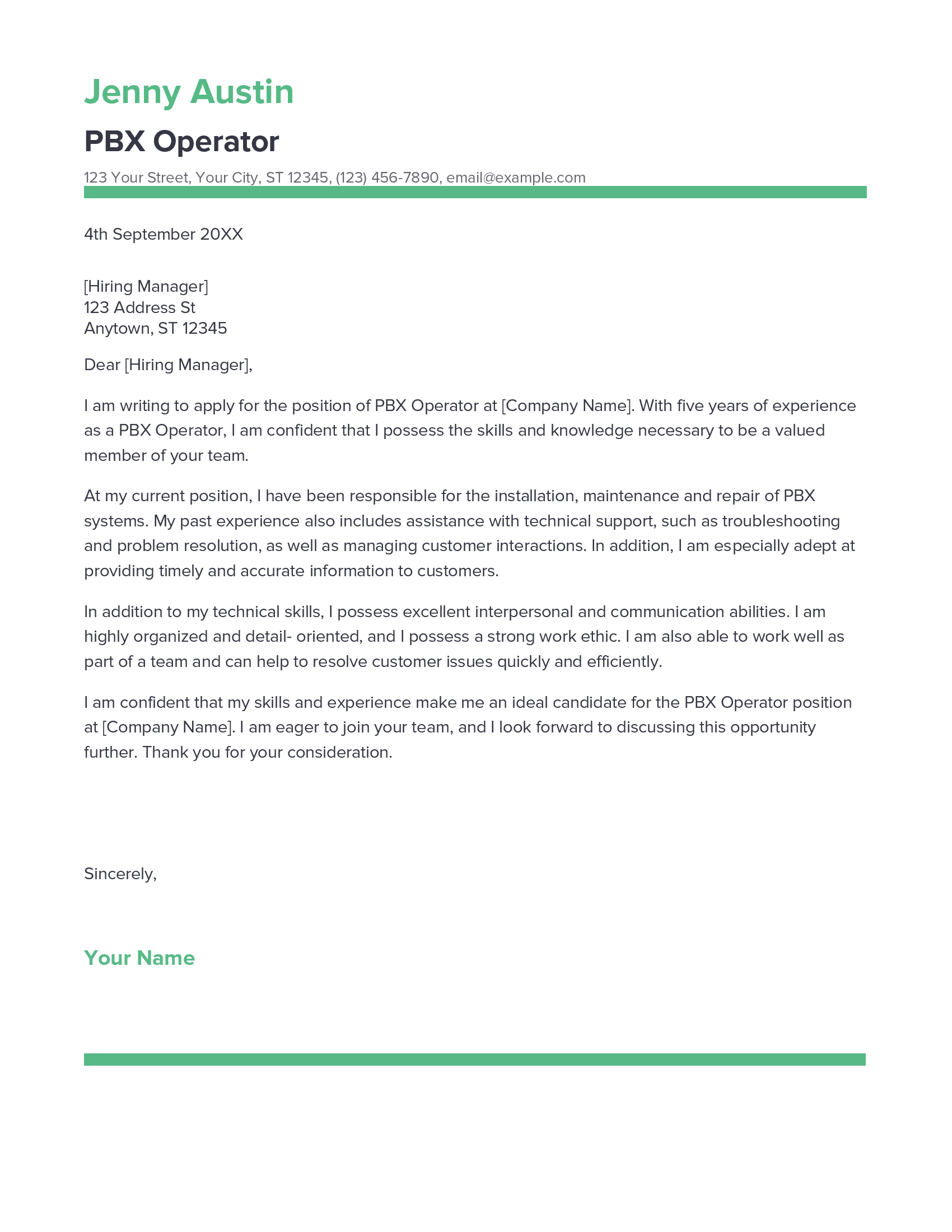 account assistant cover letter sample