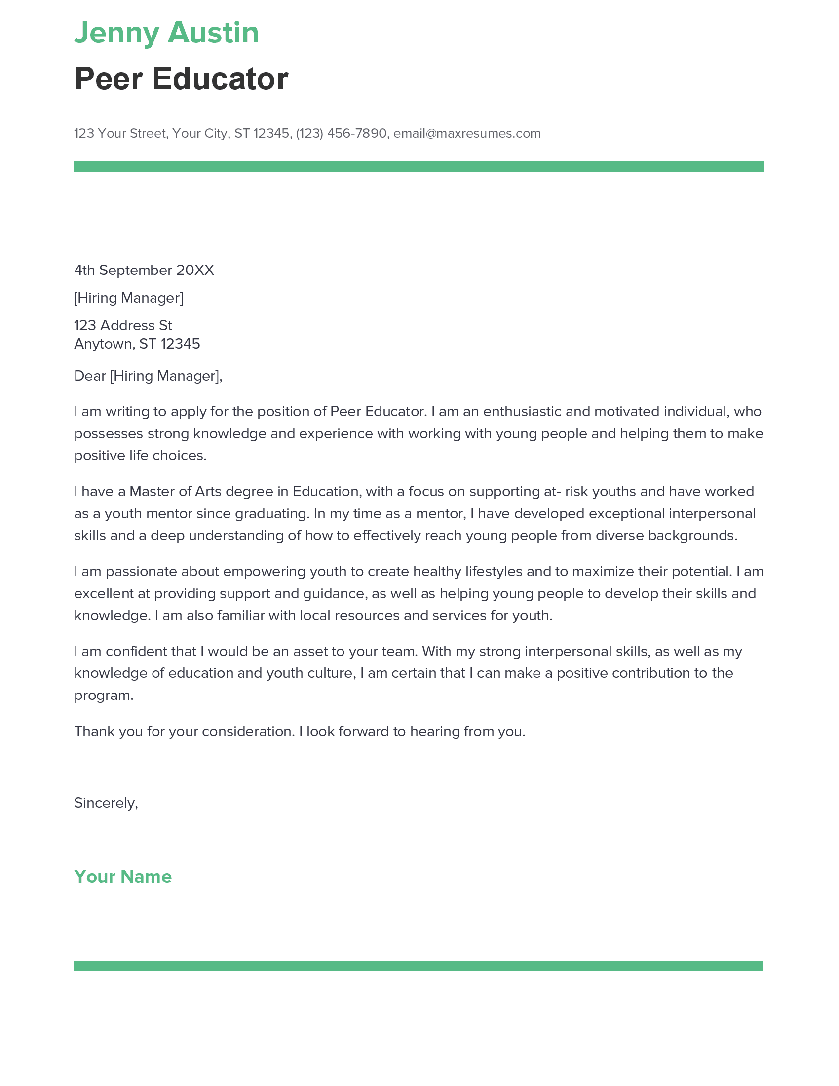 account assistant cover letter sample