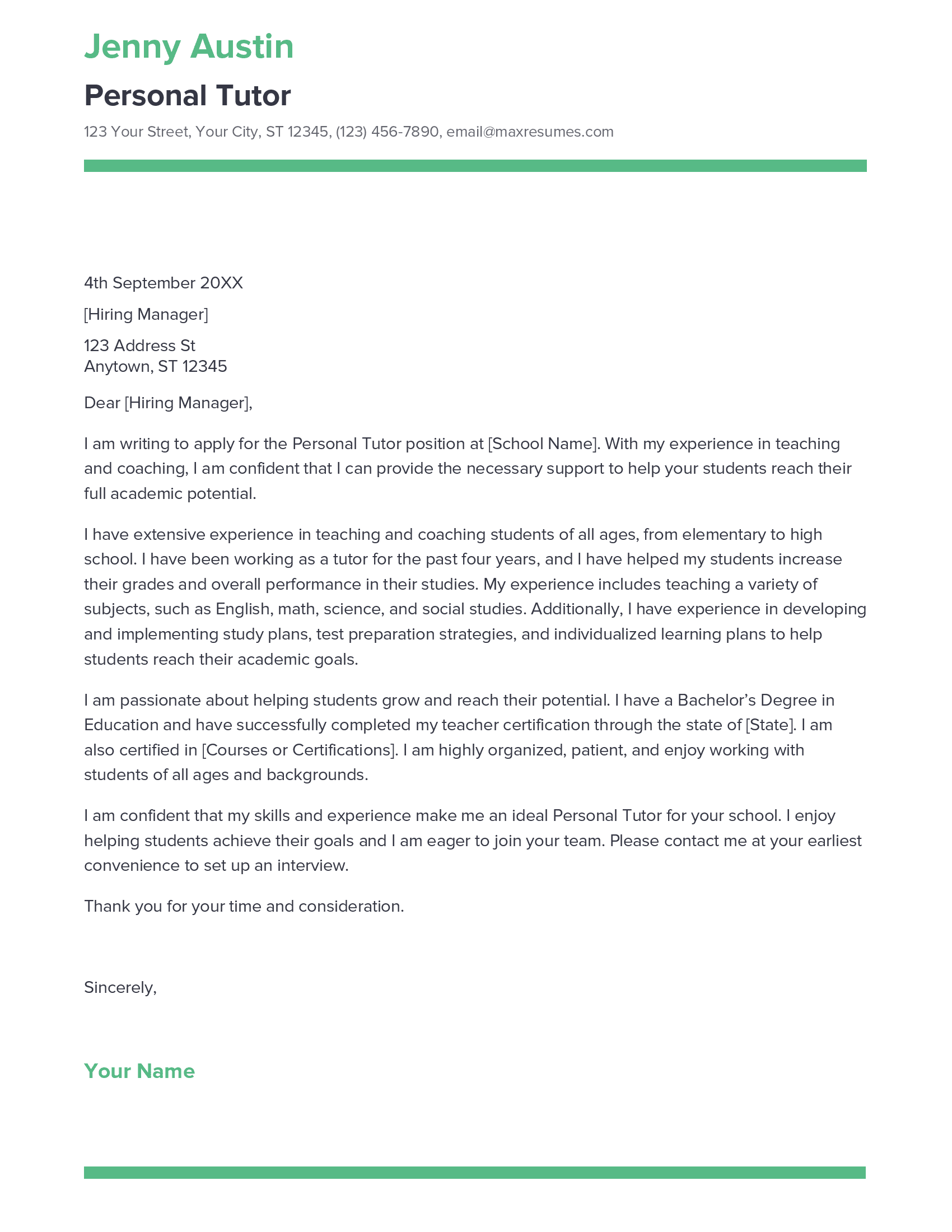 account assistant cover letter sample