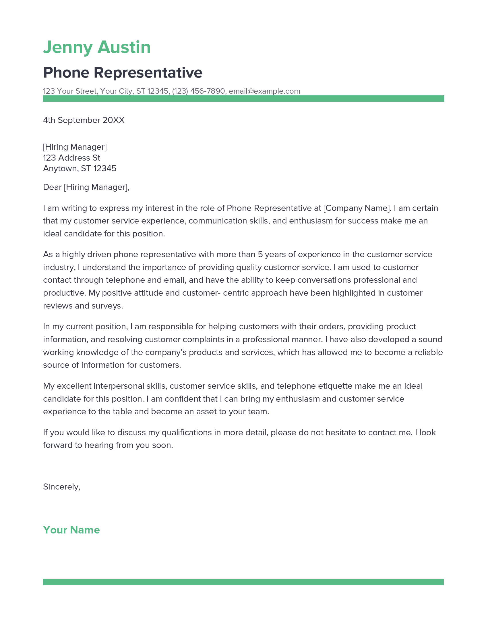 account assistant cover letter sample