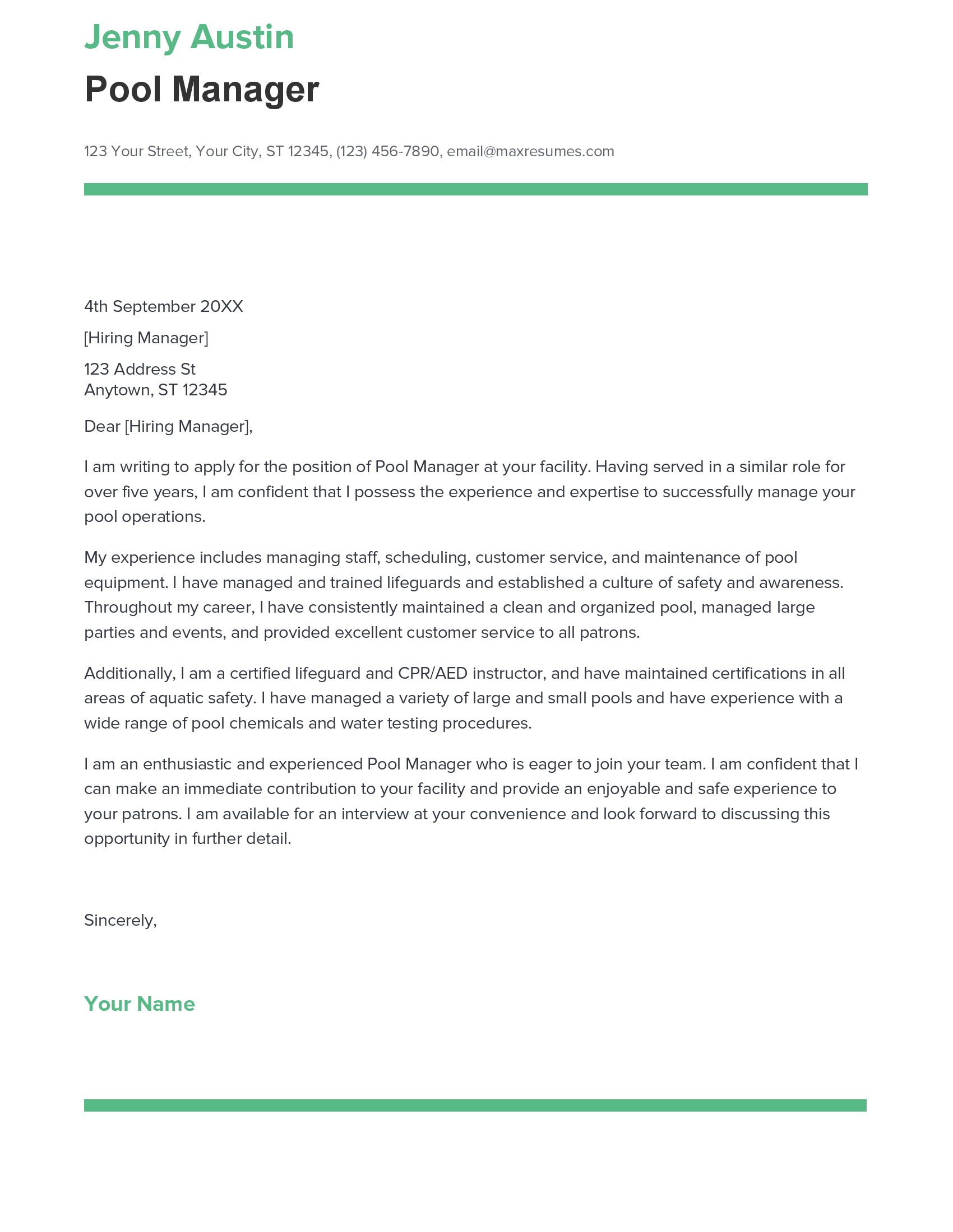 account assistant cover letter sample